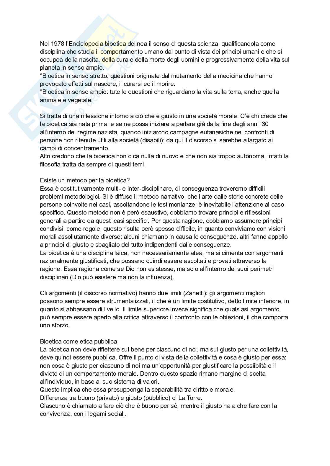 Riassunto esame Bioetica, Prof. Vantin Serena, libro consigliato Le metamorfosi della responsabilità , Vantin Pag. 2