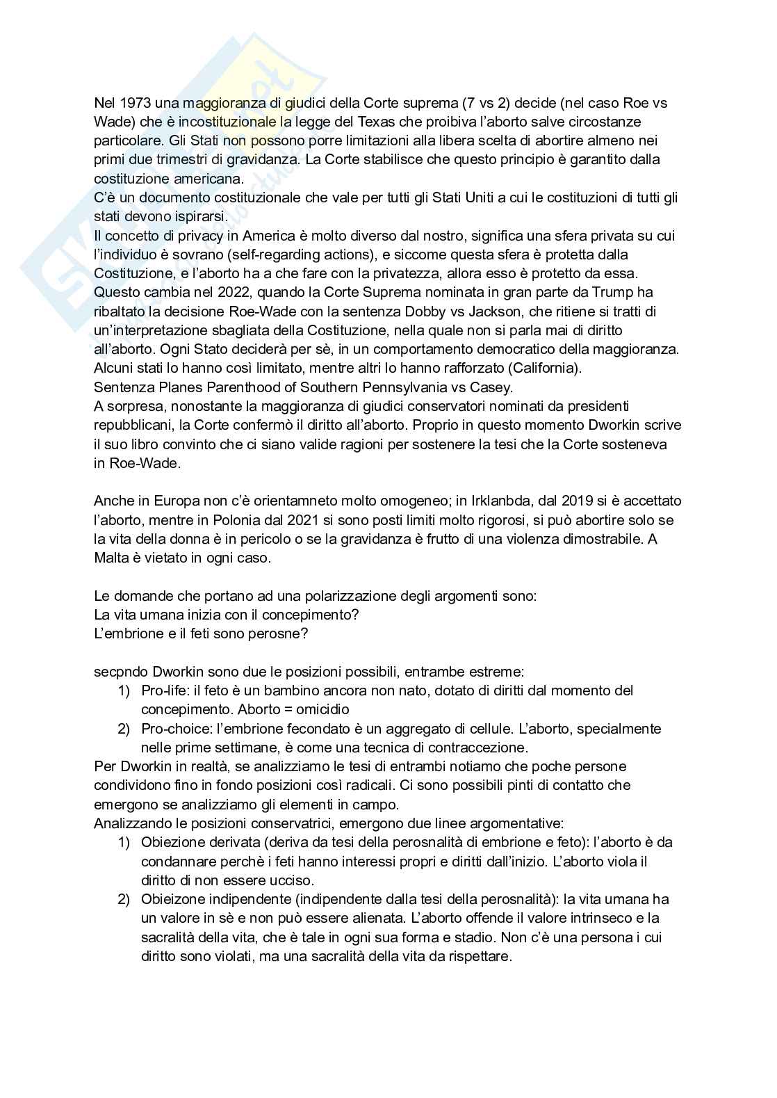 Riassunto esame Bioetica, Prof. Vantin Serena, libro consigliato Le metamorfosi della responsabilità , Vantin Pag. 26