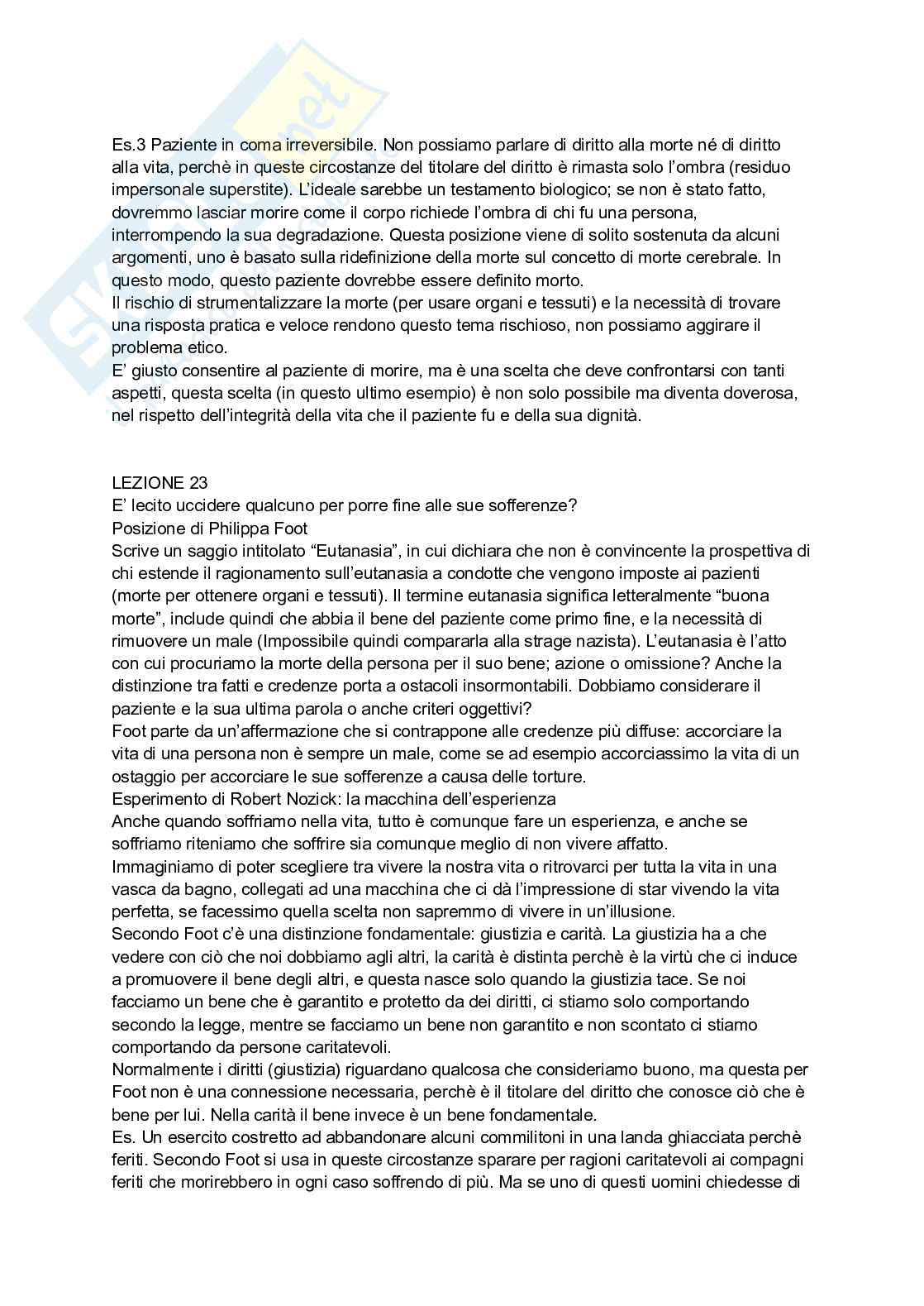 Riassunto esame Bioetica, Prof. Vantin Serena, libro consigliato Le metamorfosi della responsabilità , Vantin Pag. 46