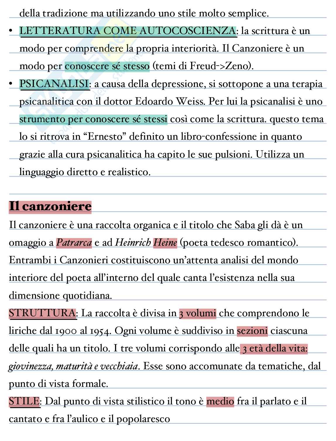 Appunti di Letteratura italiana I sul futurismo  Pag. 11