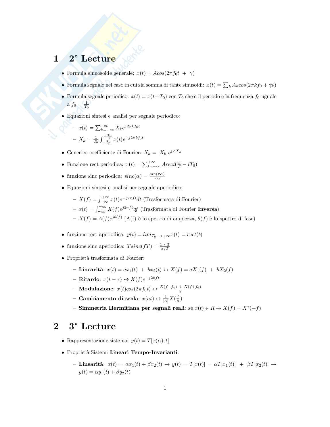 Formule Communication technologies  Pag. 1
