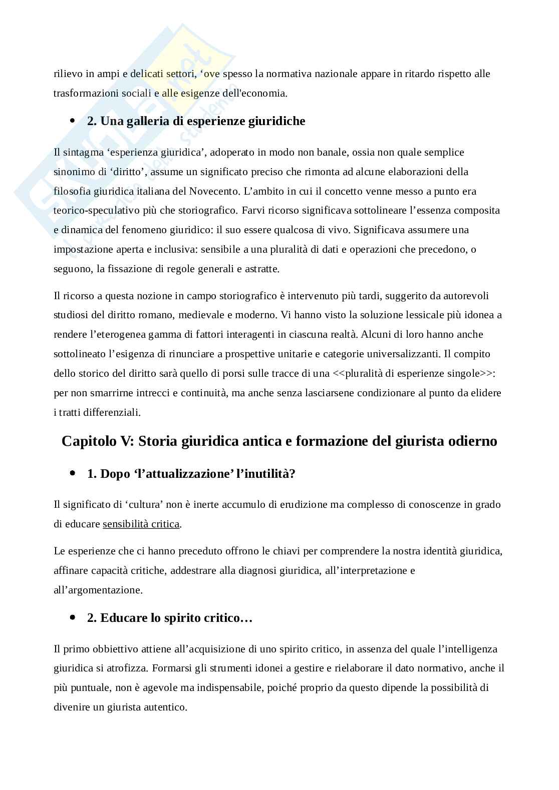 Riassunto esame Fondamenti romanistici del diritto europeo e storia delle codificazioni moderne, Prof. Stolfi Emanuele, libro consigliato Prima lezione di diritto romano, Stolfi Pag. 21