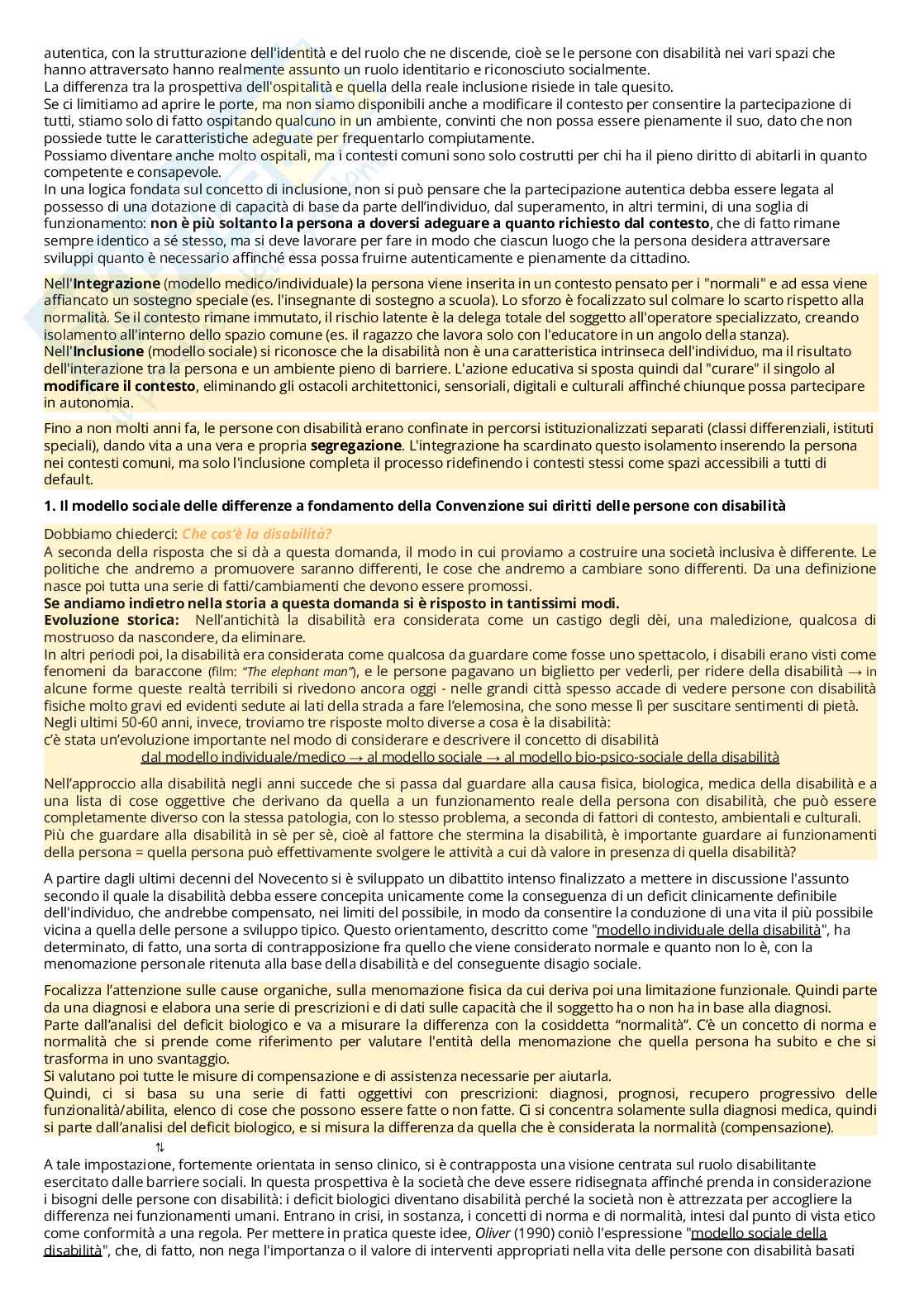 Appunti Didattica e pedagogia speciale Pag. 2