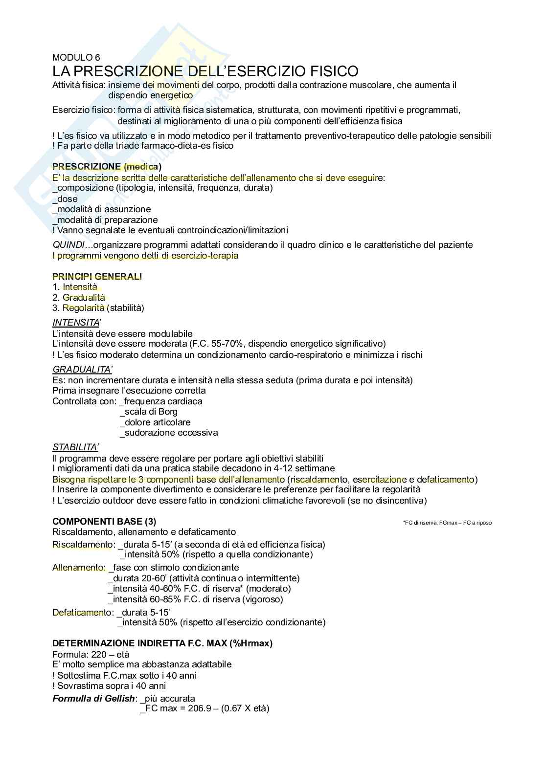 Appunti Medicina dello sport Pag. 16