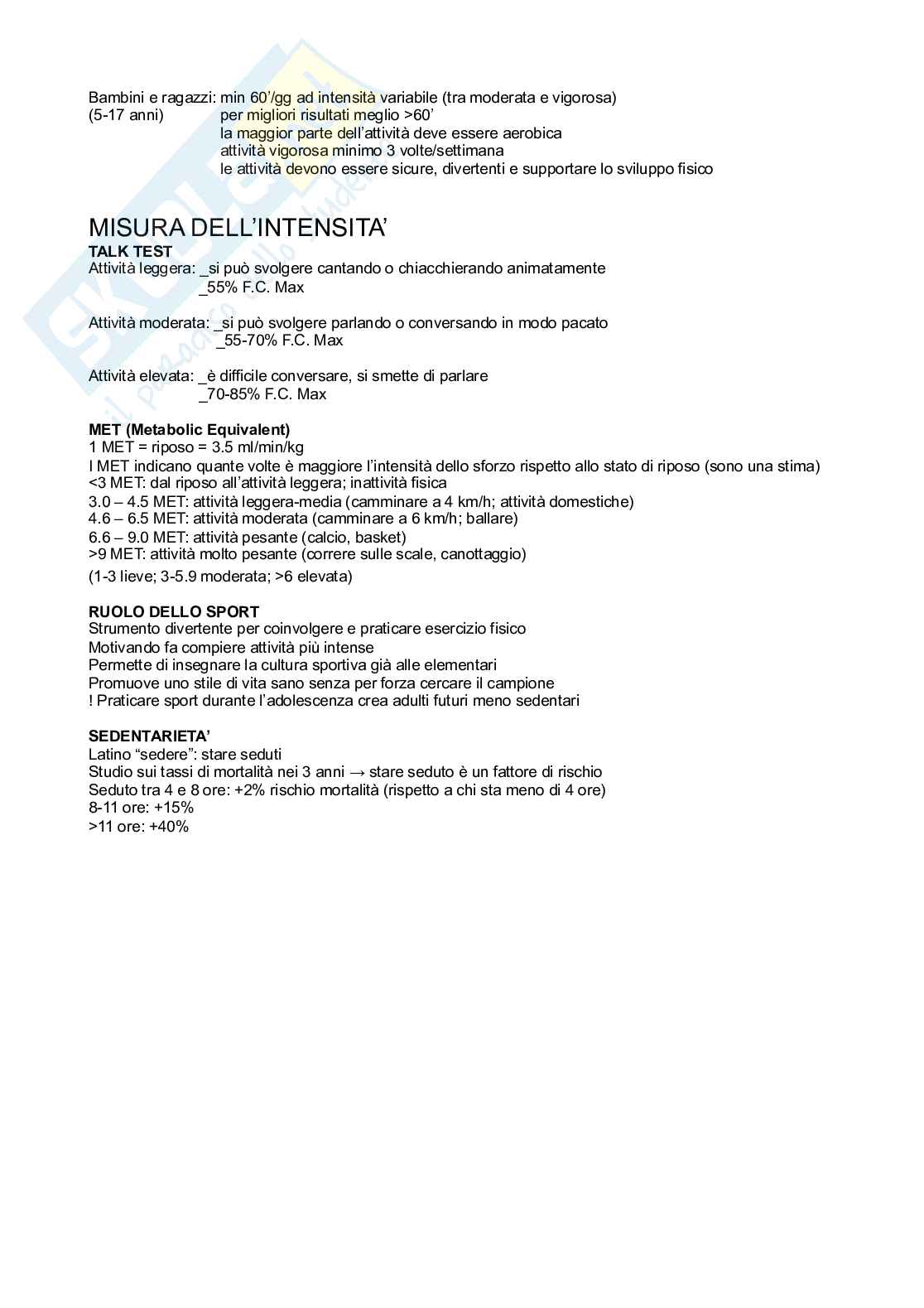 Appunti Medicina dello sport Pag. 6