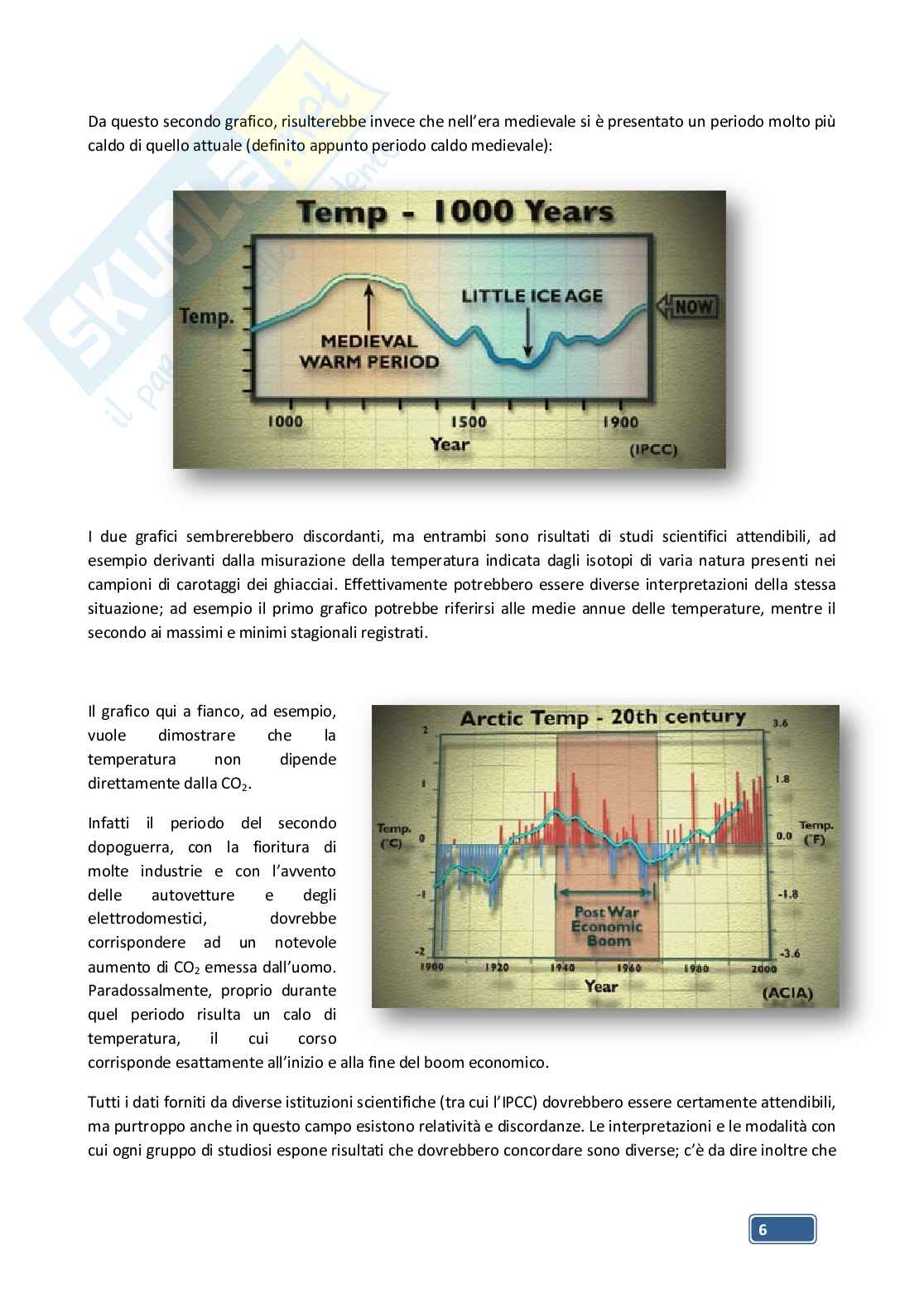 Tesina sul cambiamento climatico Pag. 6