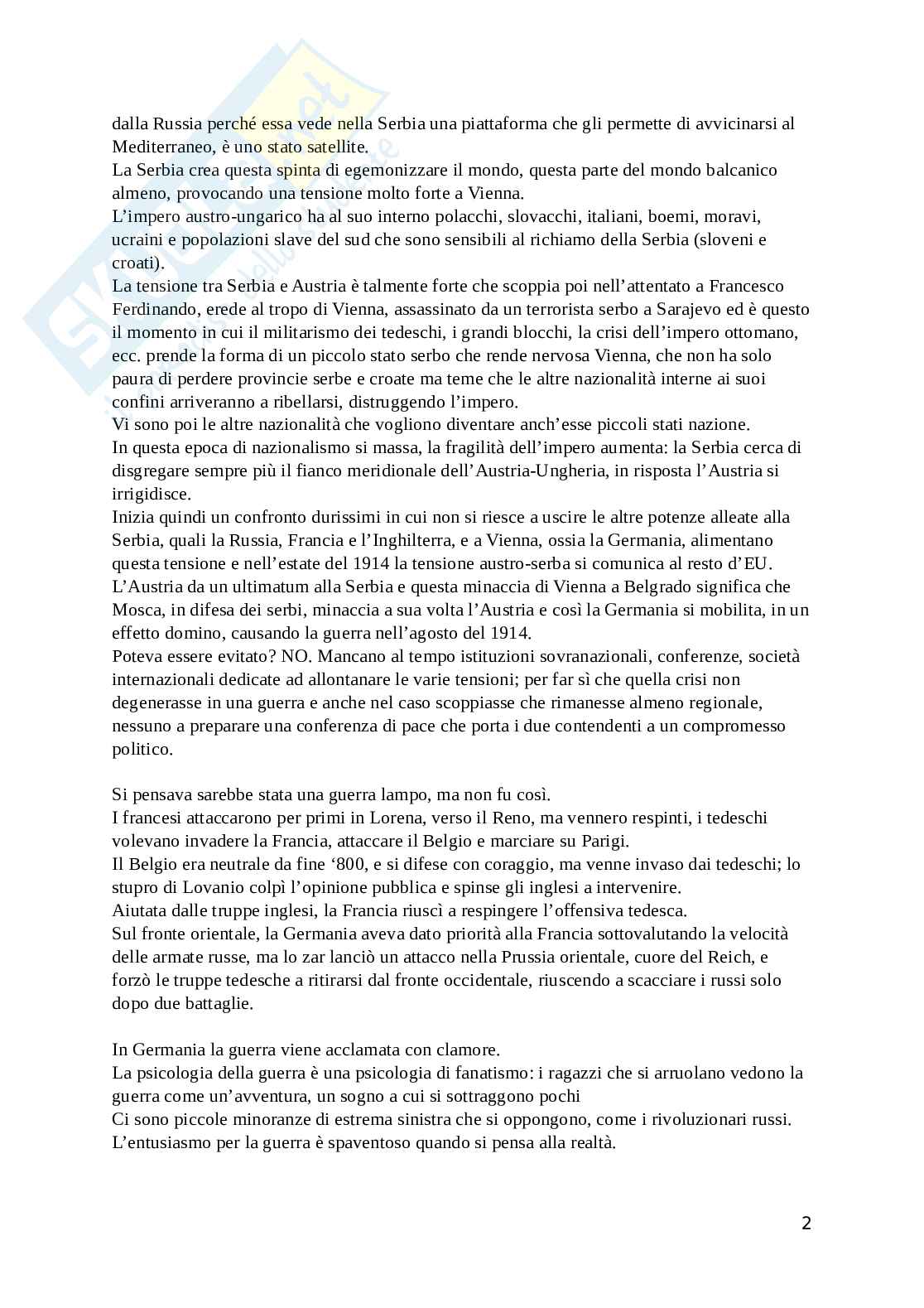 Appunti di Storia Contemporanea Pag. 2