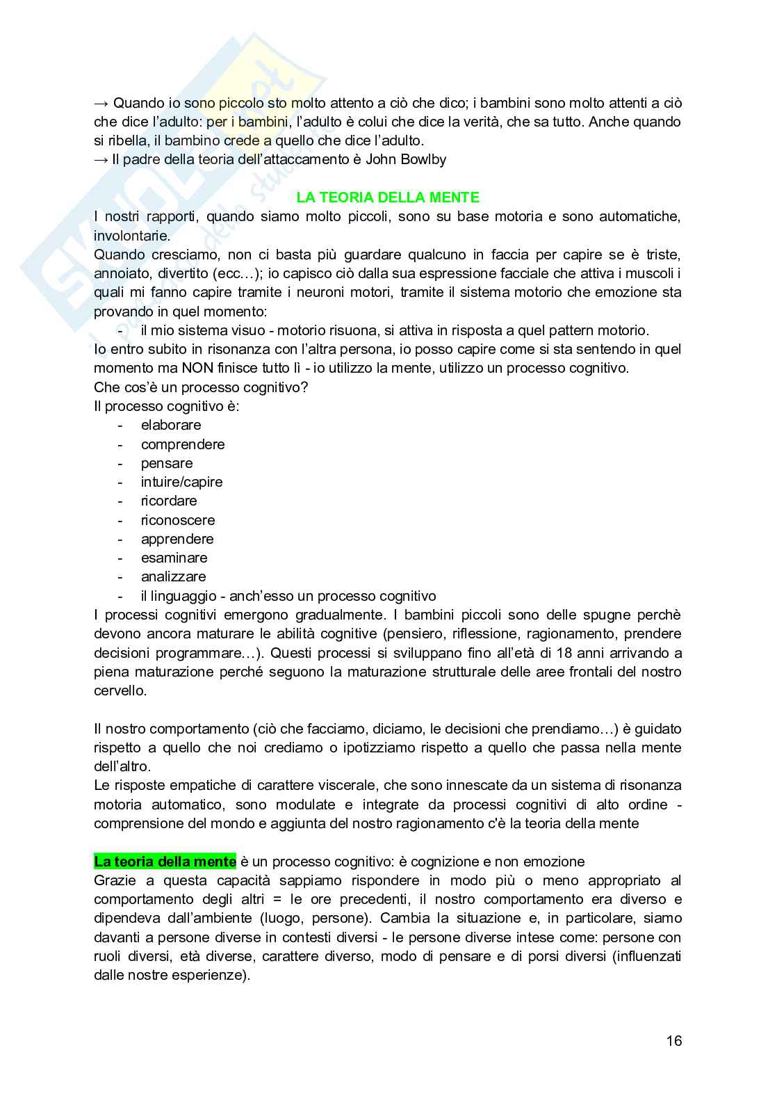 Psicologia delle attività sportive Pag. 16