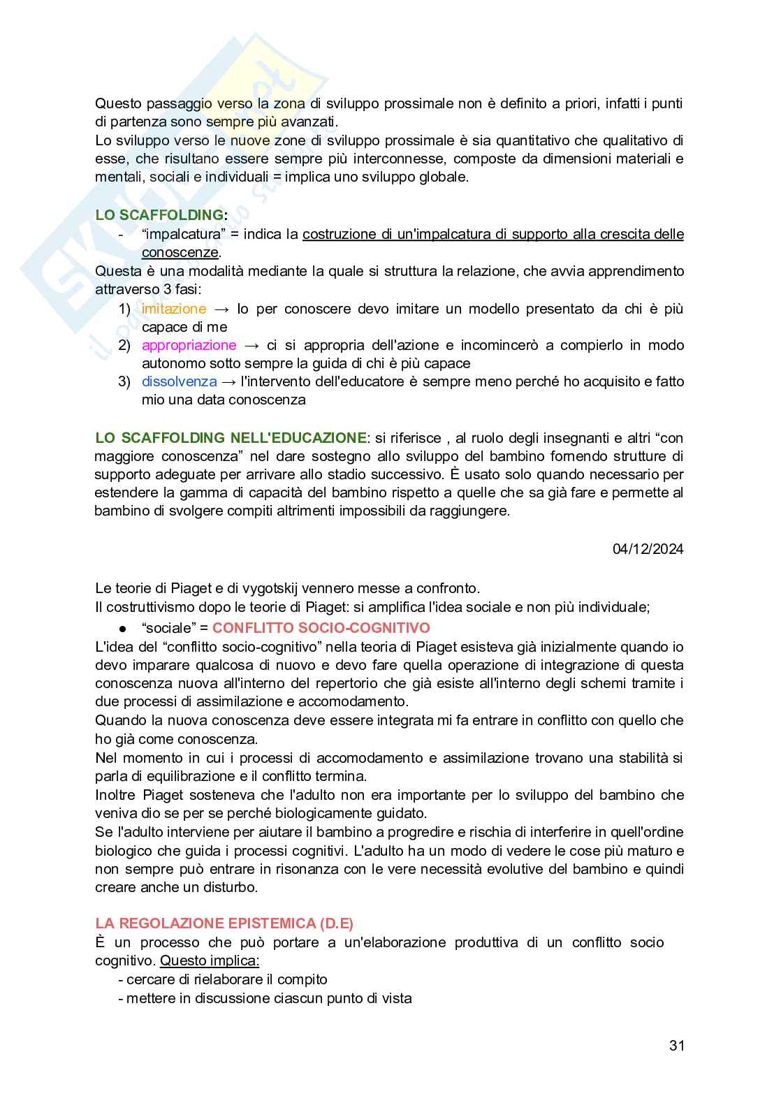 Psicologia delle attività sportive Pag. 31