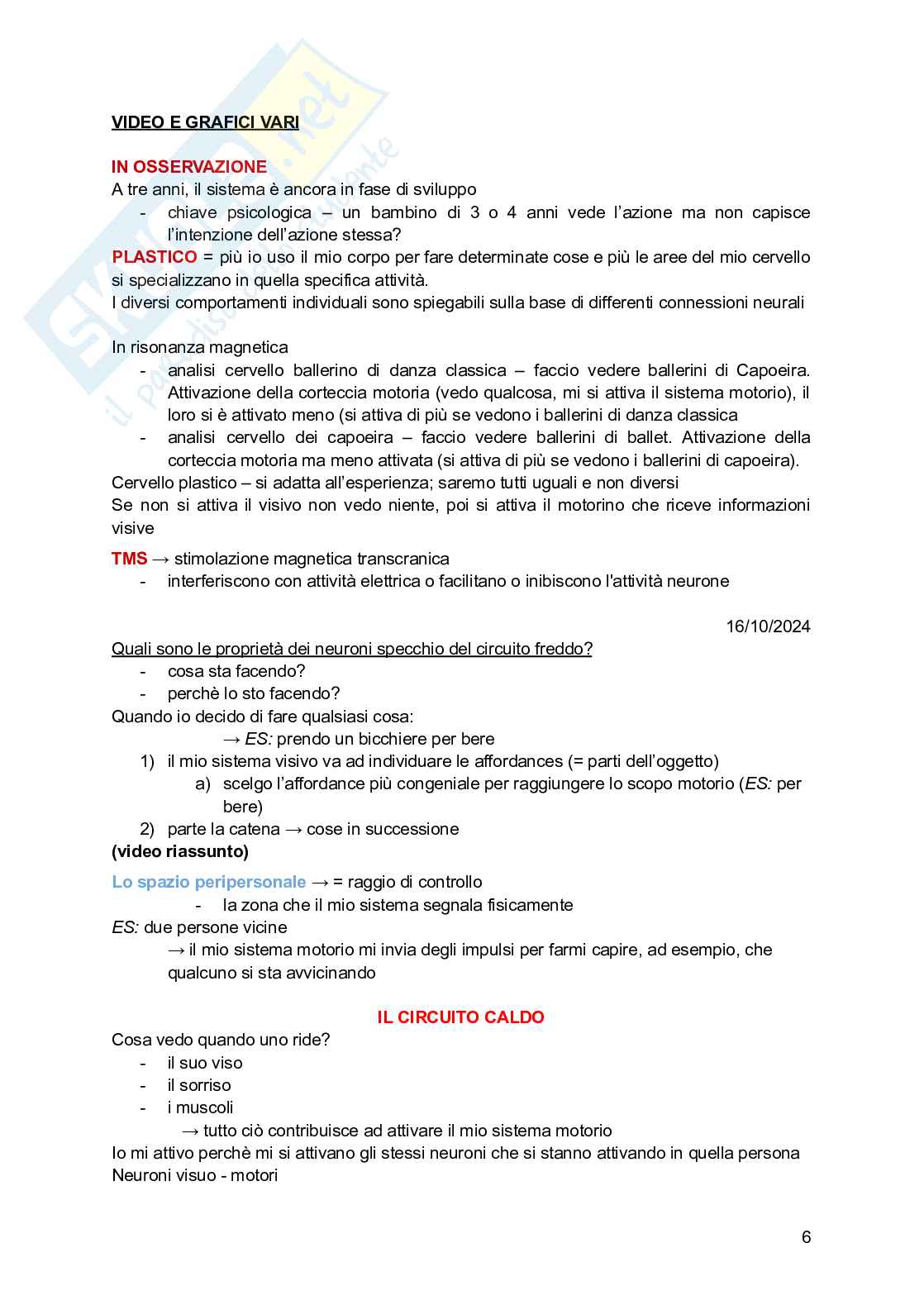 Psicologia delle attività sportive Pag. 6