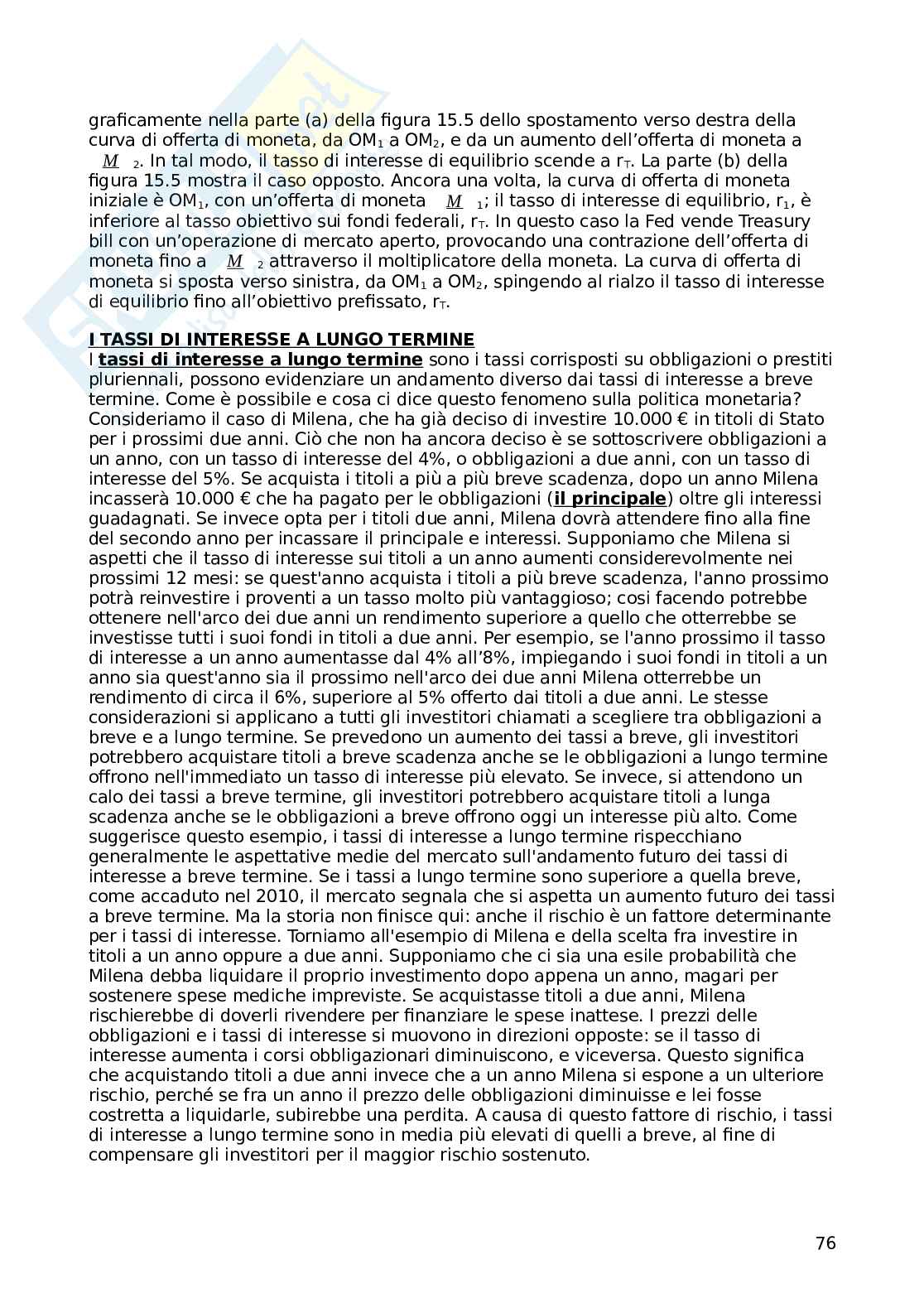 Riassunto esame Macroeconomia, Prof. Tateo Francesco, libro consigliato Macroeconomia, Paul krugman  Pag. 76
