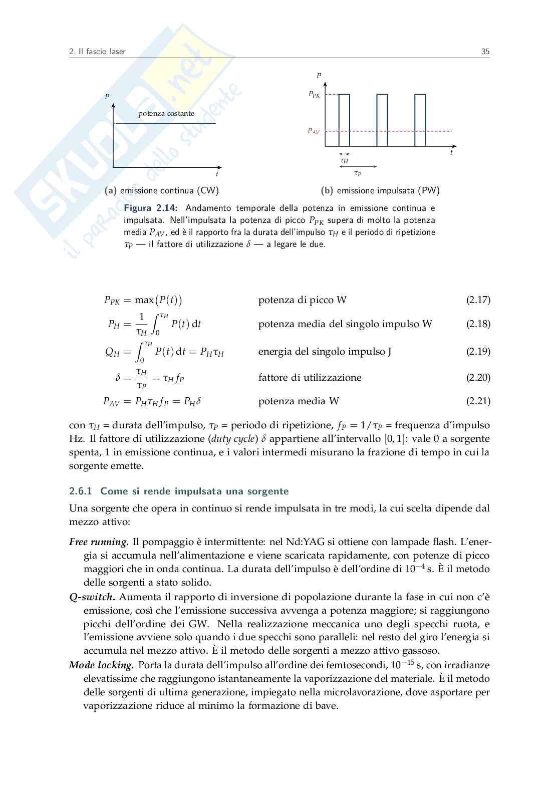 Appunti Tecnologie innovative di lavorazione Pag. 36