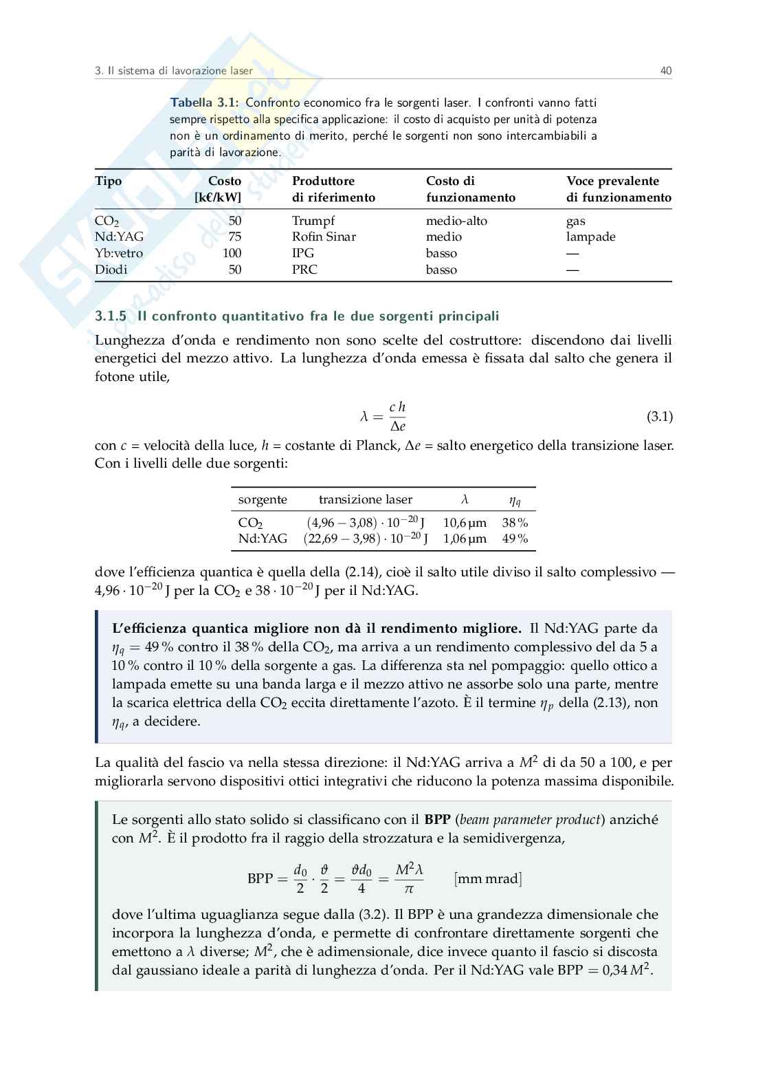 Appunti Tecnologie innovative di lavorazione Pag. 41