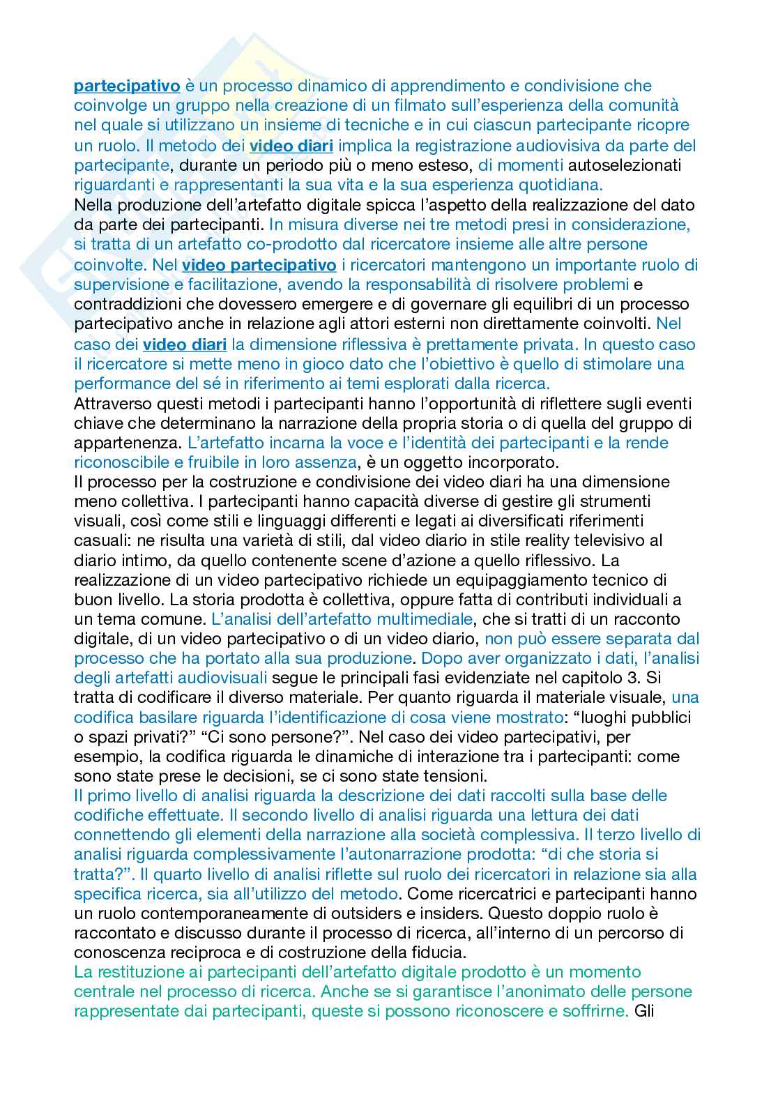 Rielaborazione per l'esame di strumenti e metodi di ricerca sociale Pag. 6