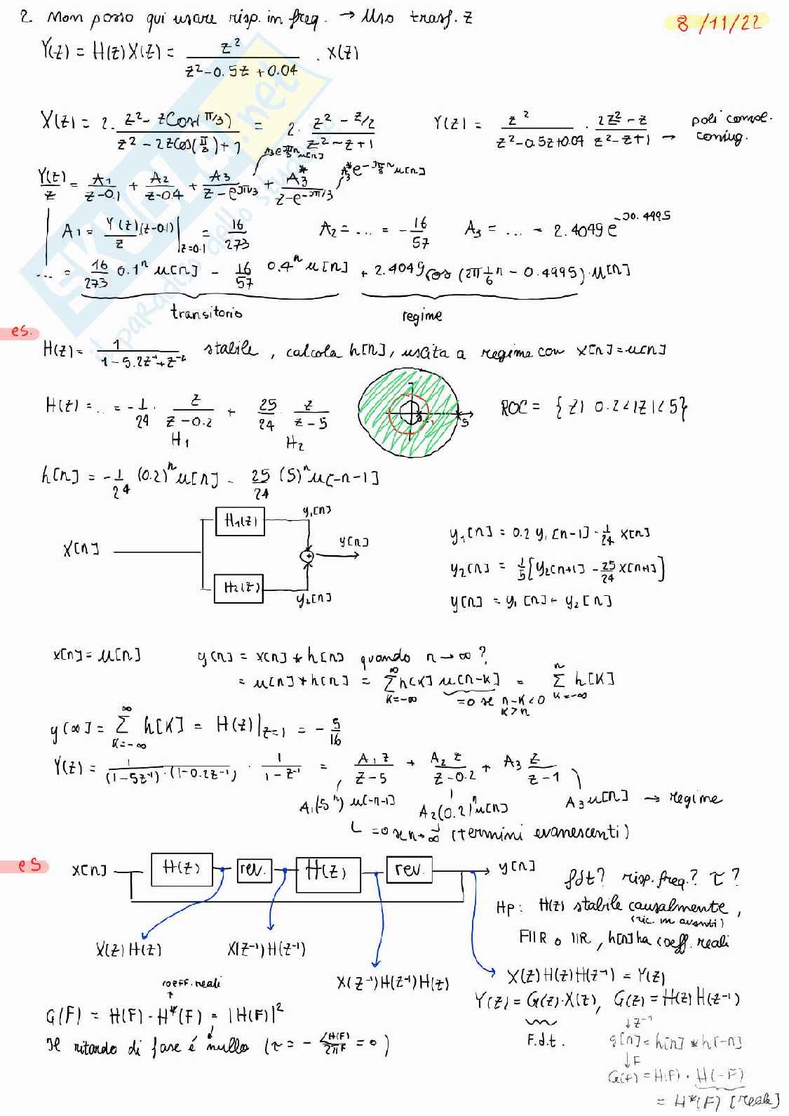 Appunti Fondamenti di elaborazione numerica dei segnali  Pag. 31