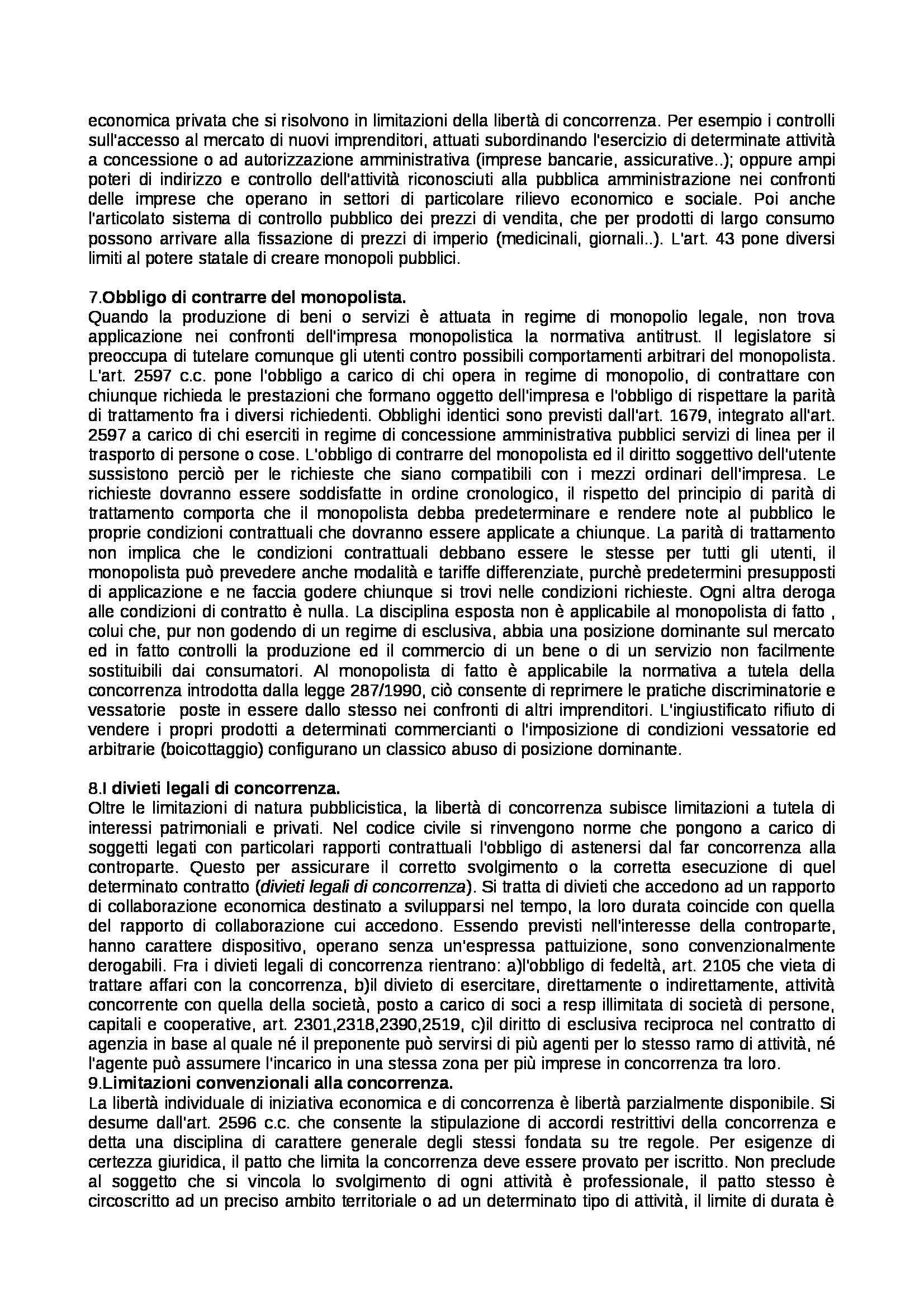 Riassunto esame Diritto commerciale, prof. Mansani, libro consigliato Campobasso, Diritto dell'impresa primo volume Pag. 46