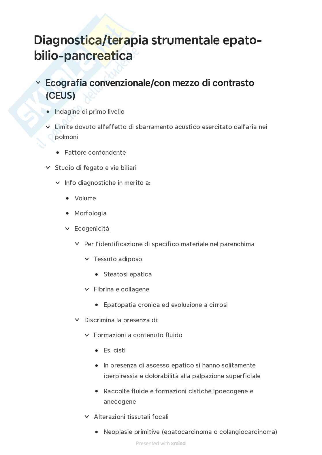 Diagnostica/terapia epato-bilio-pancreatica Pag. 1