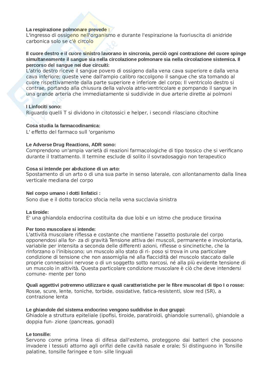 Paniere Antropologia e anatomia, aggiornato e completo. In ordine Pag. 26