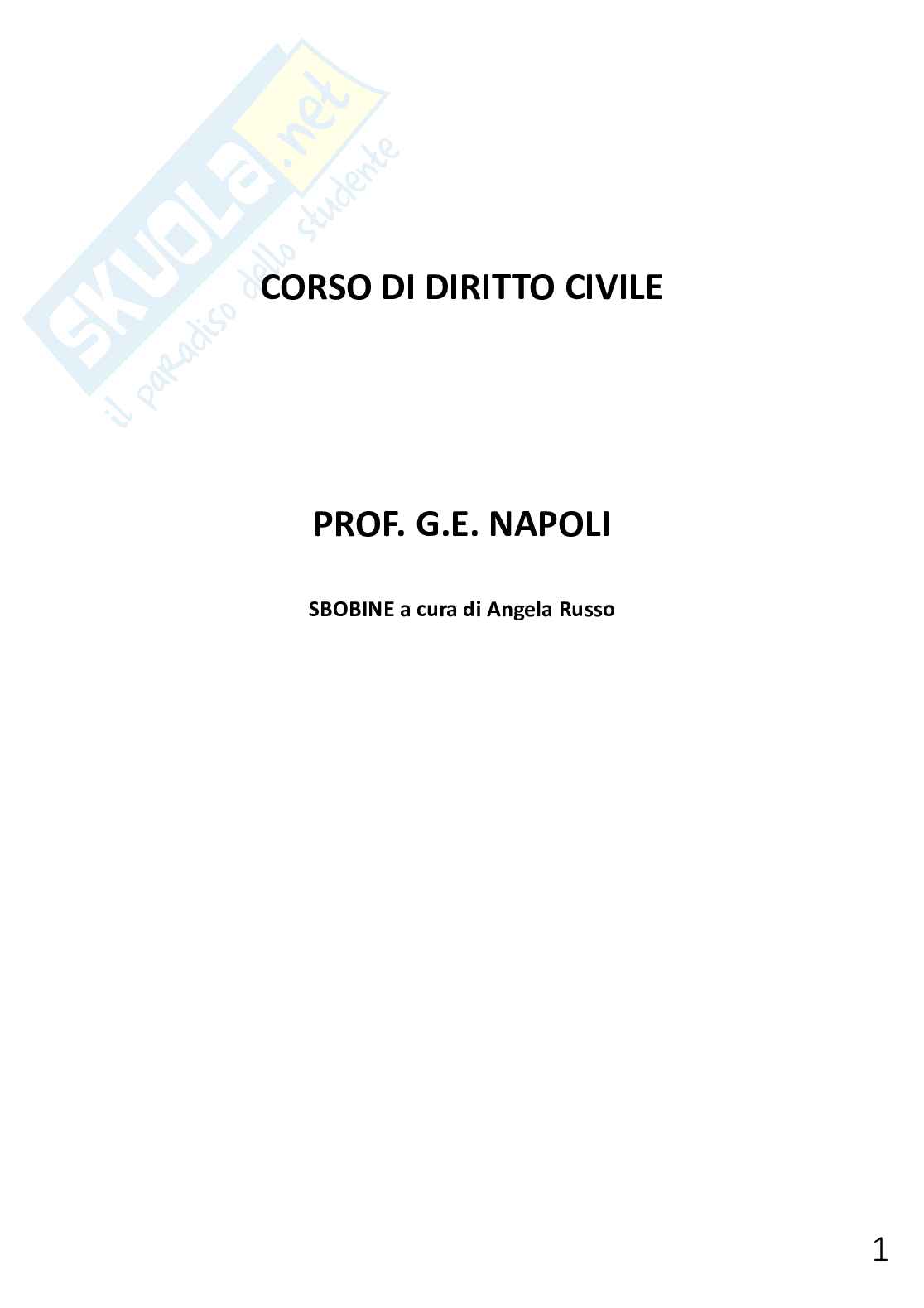 Appunti completi diritto civile Pag. 1
