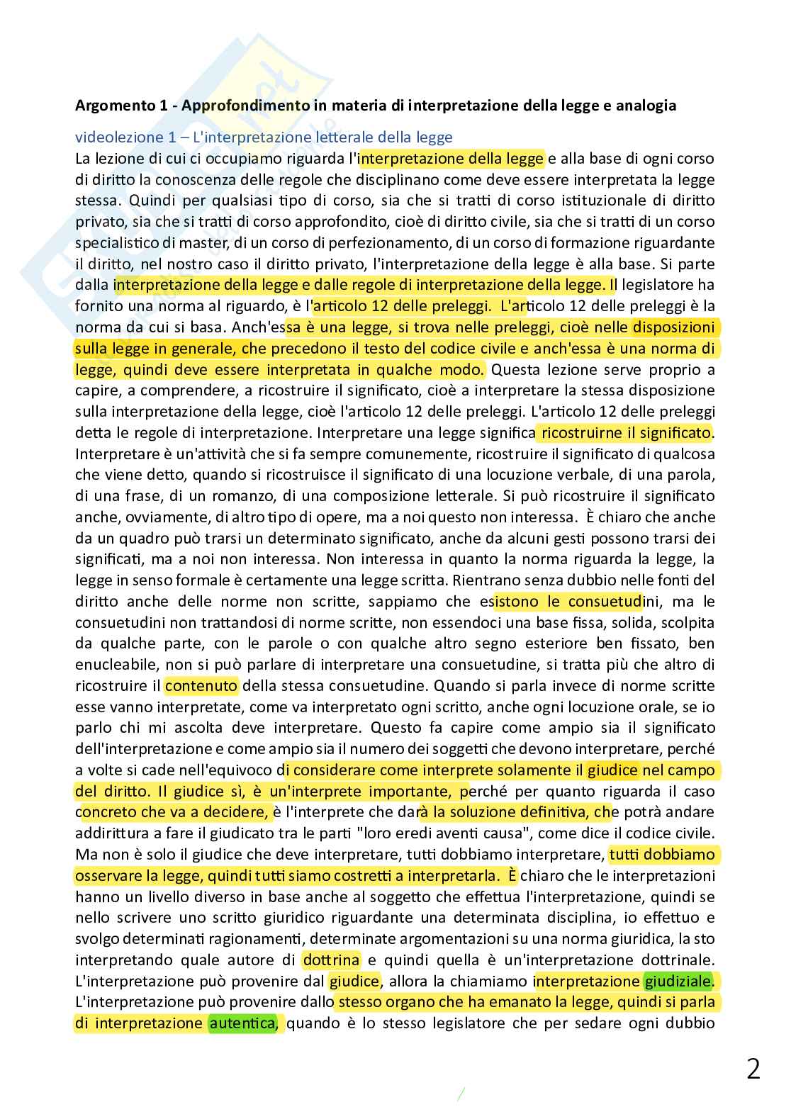Appunti completi diritto civile Pag. 2