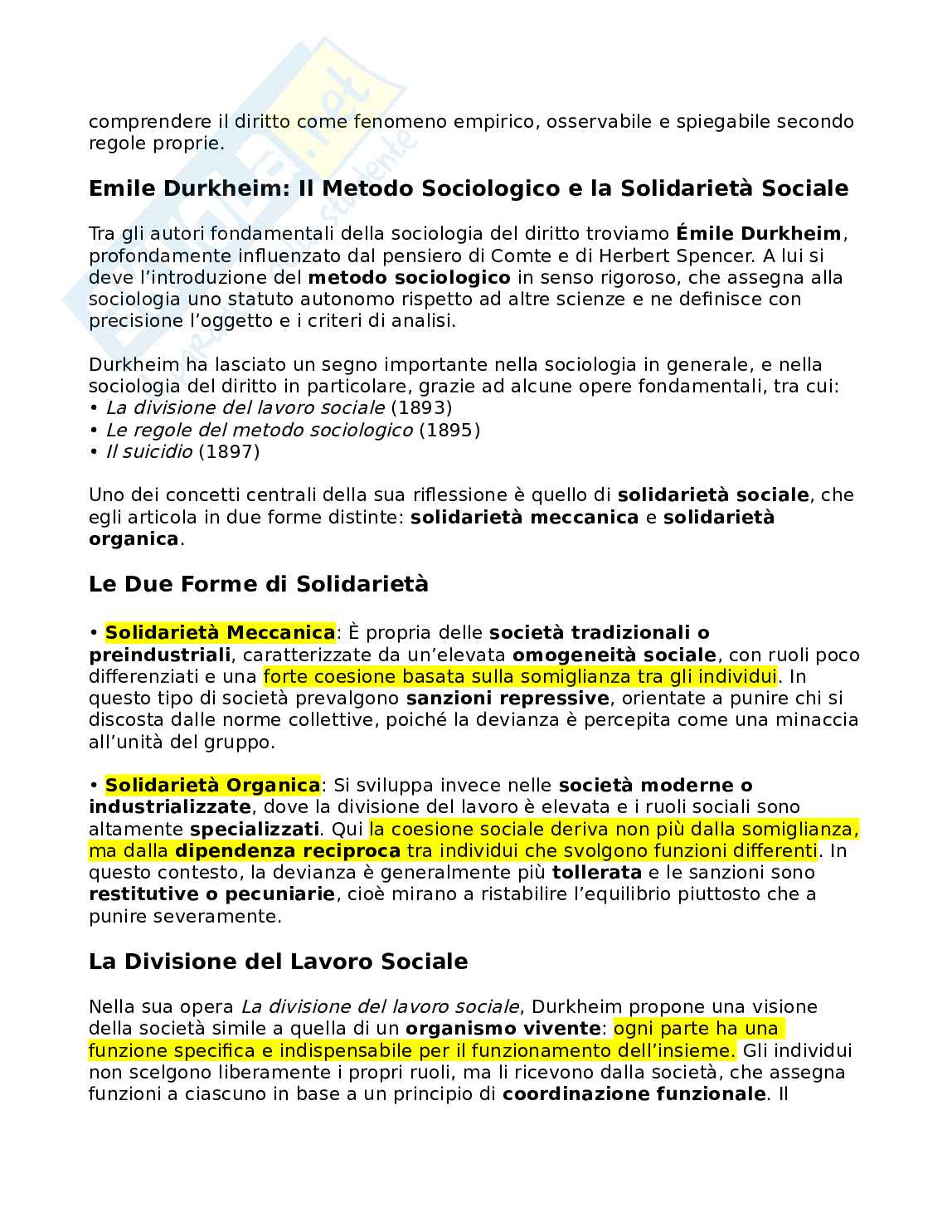 Sociologia del diritto Pag. 2