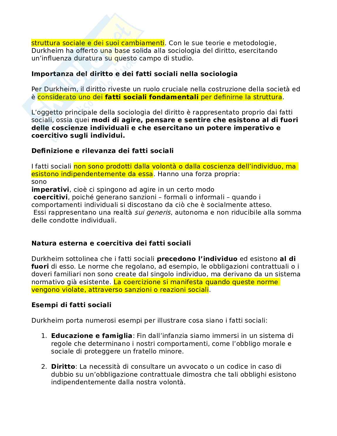 Sociologia del diritto Pag. 6