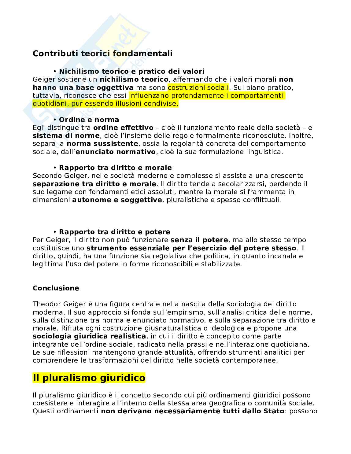 Sociologia del diritto Pag. 66