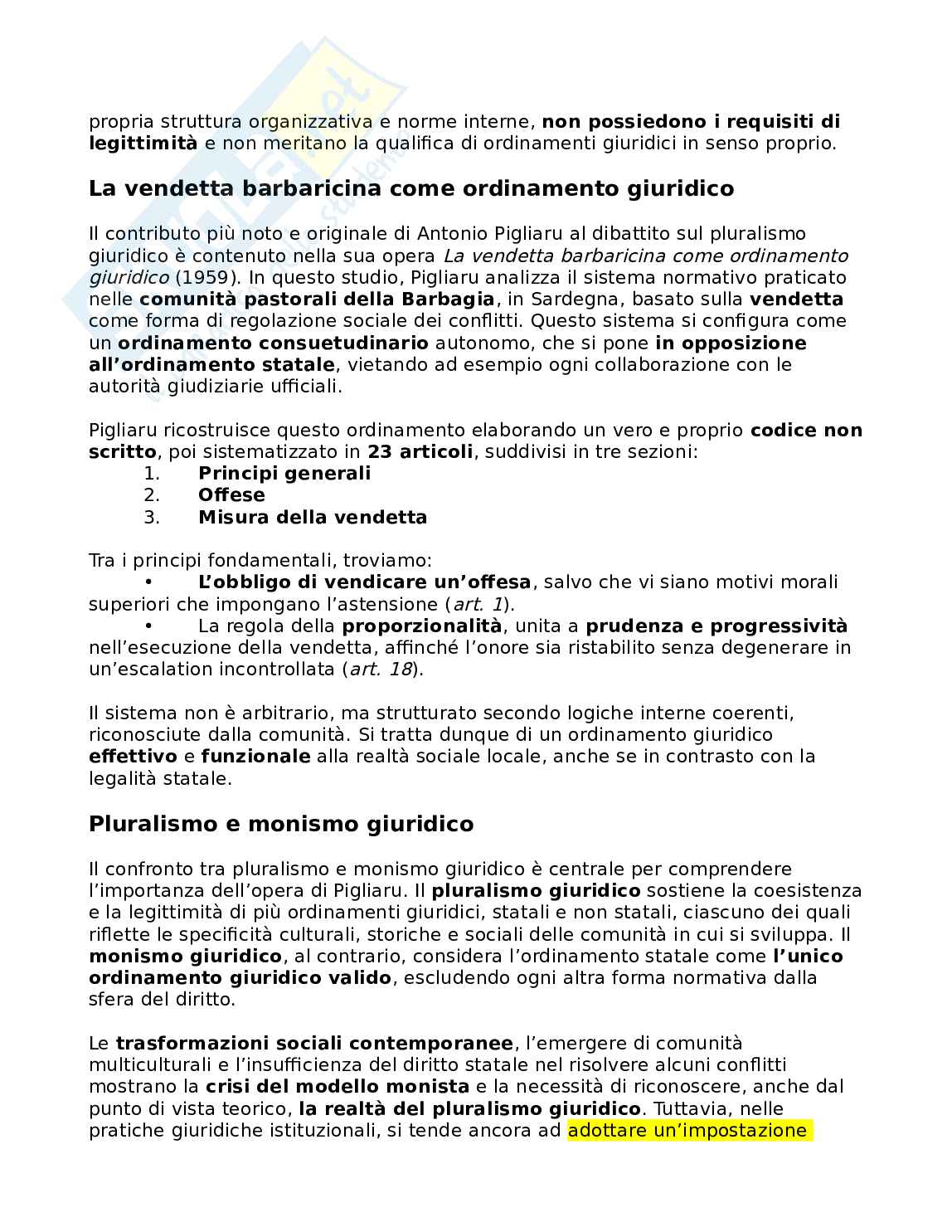 Sociologia del diritto Pag. 71