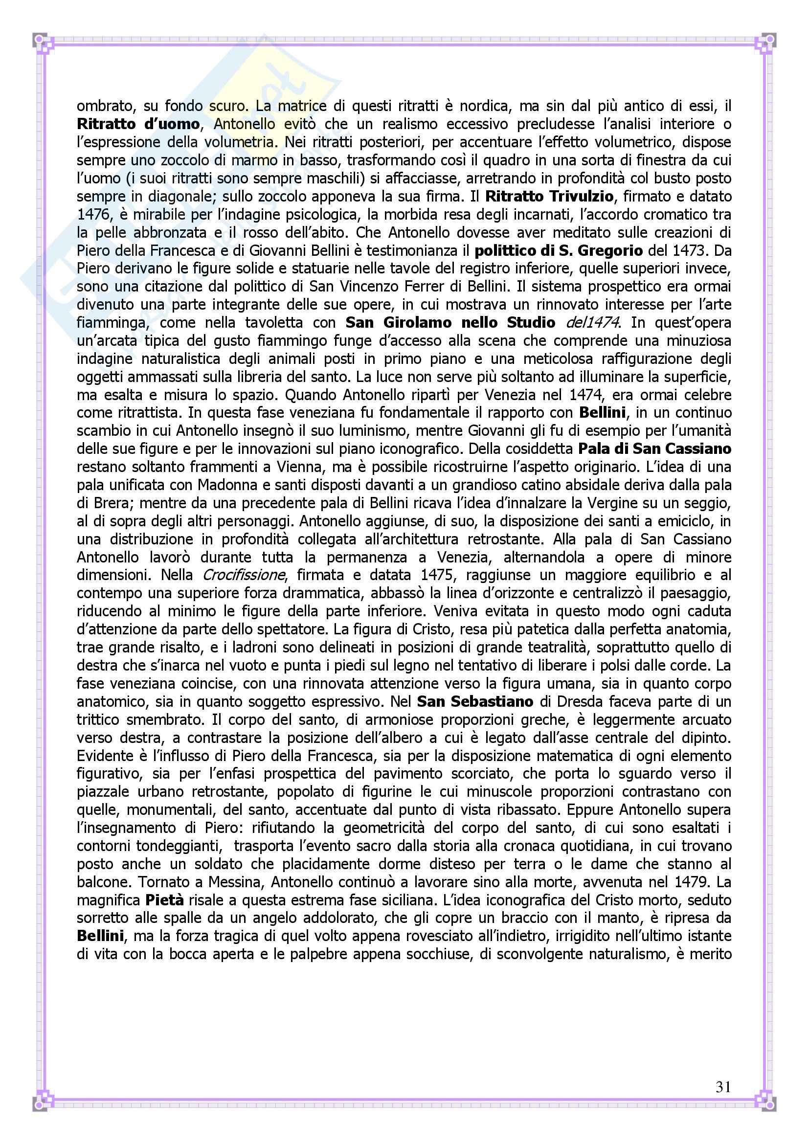 Lineamenti di Arte moderna: 400 e 500 - Appunti Pag. 31