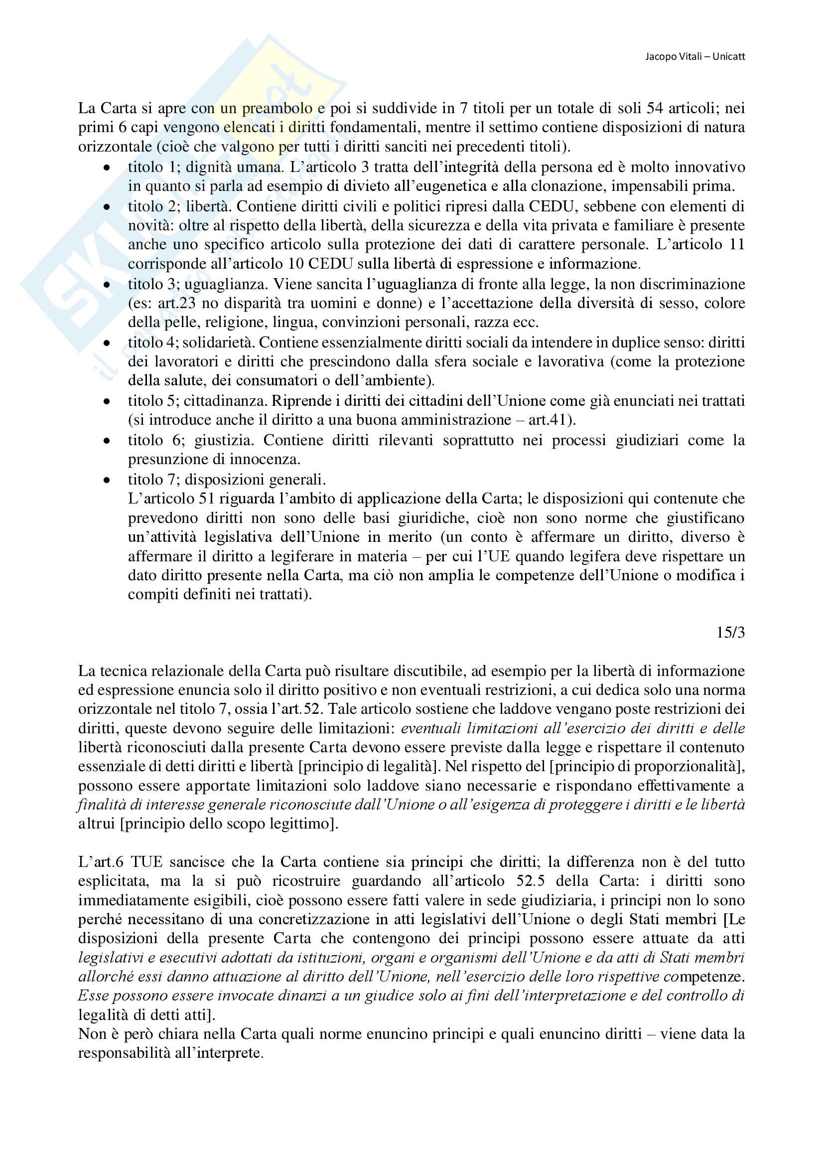 Diritto dell'UE Pag. 41
