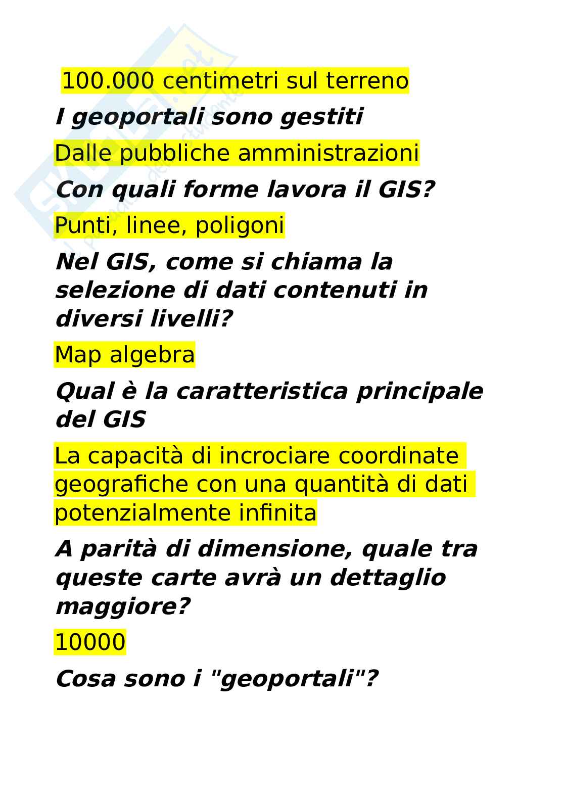 Paniere risposte chiuse corretto di geografia Pag. 16