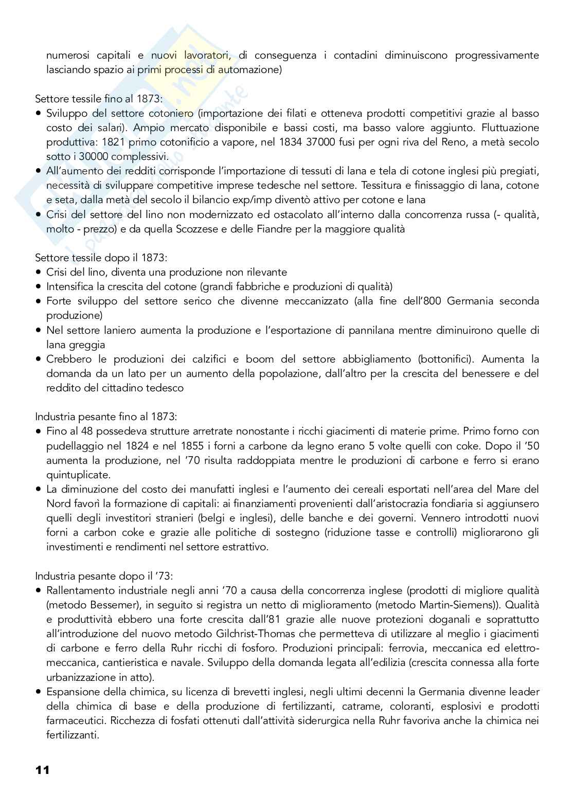 Storia economica Pag. 11