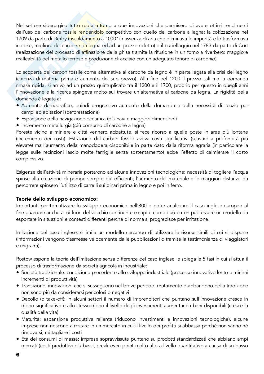 Storia economica Pag. 6