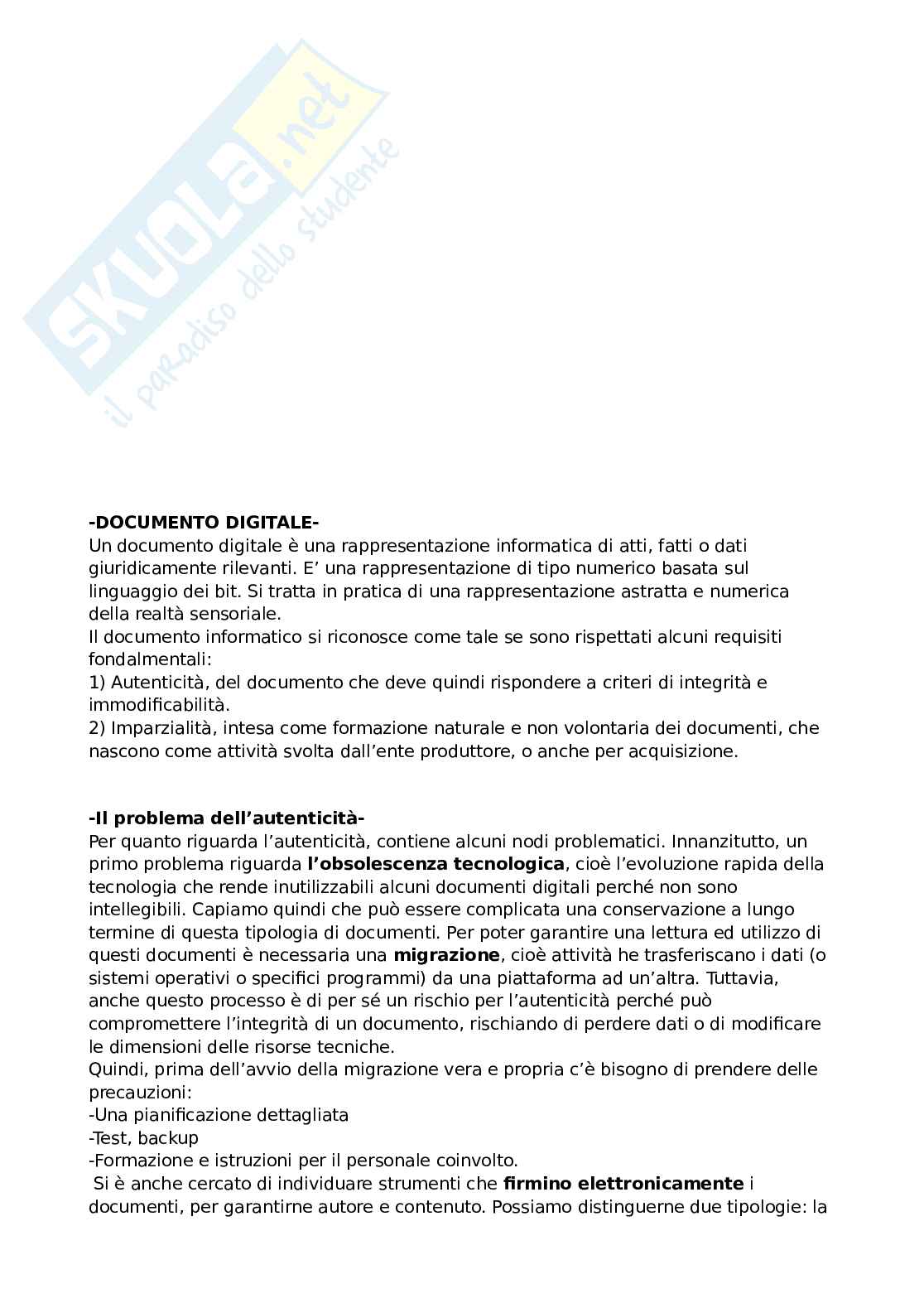 Storia dell'archivistica Pag. 11