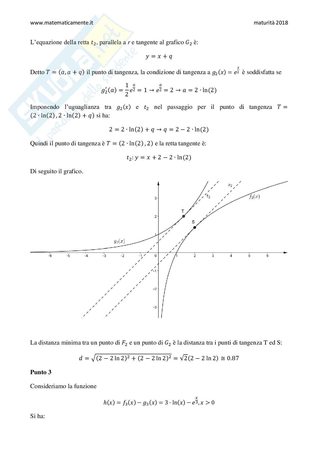 2018 Tema di matematica, sessione suppletiva (indirizzi: scientifico, scientifico opzione scienze applicate, scientifico a indirizzo sportivo) Pag. 11