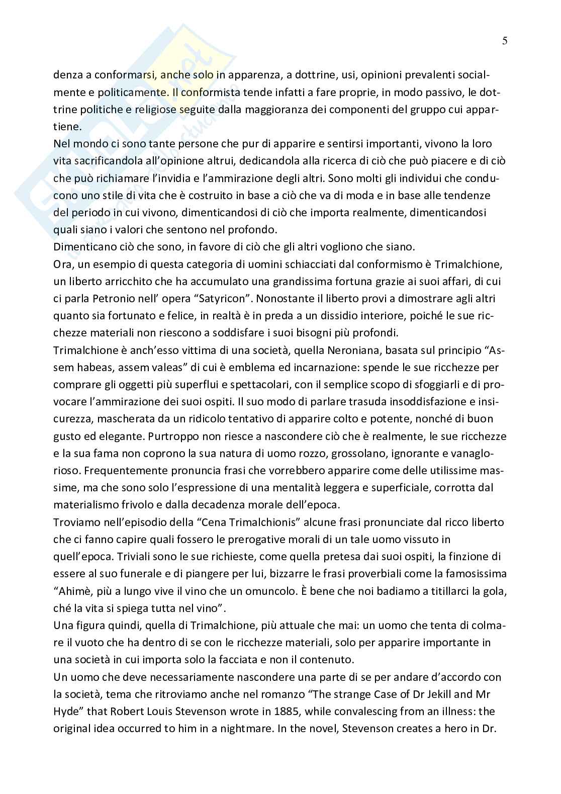 Bricks in the Wall, Schiavi del Sistema tesina Pag. 6