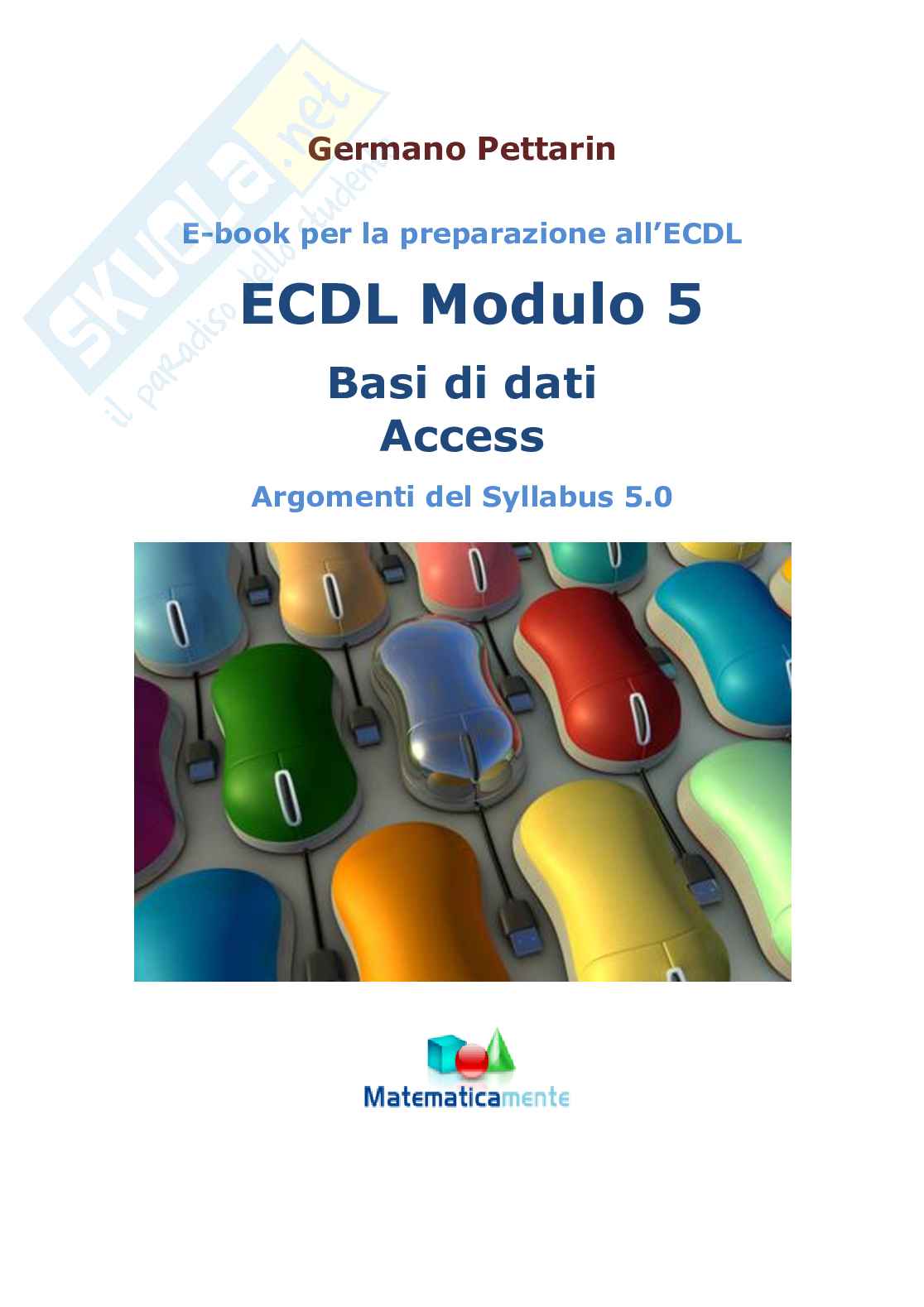 ECDL modulo 5: Basi di dati - Access (ebook) Pag. 1