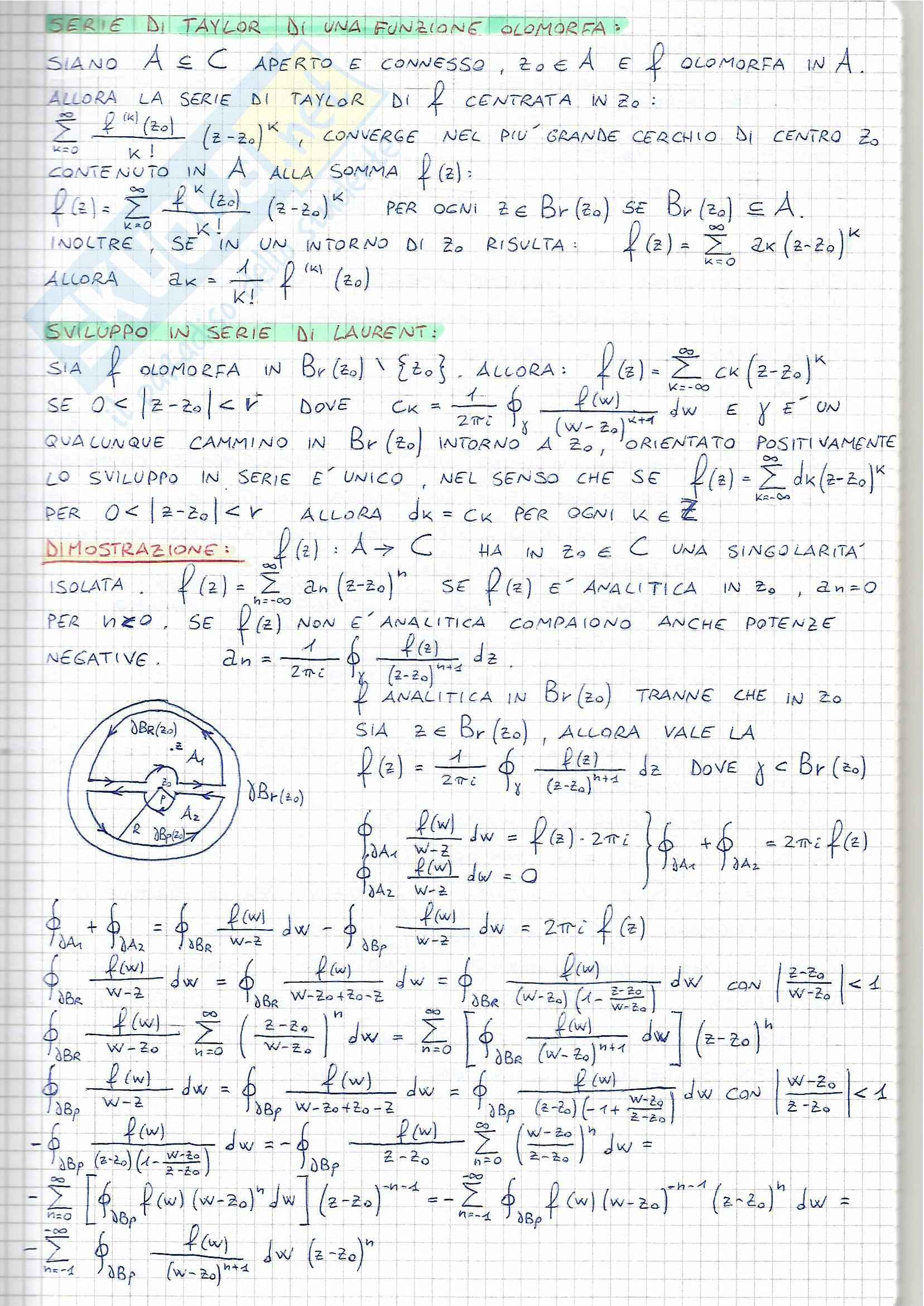 Analisi 2, Prof. Lucio Demeio, Teoremi e dimostrazioni Pag. 21