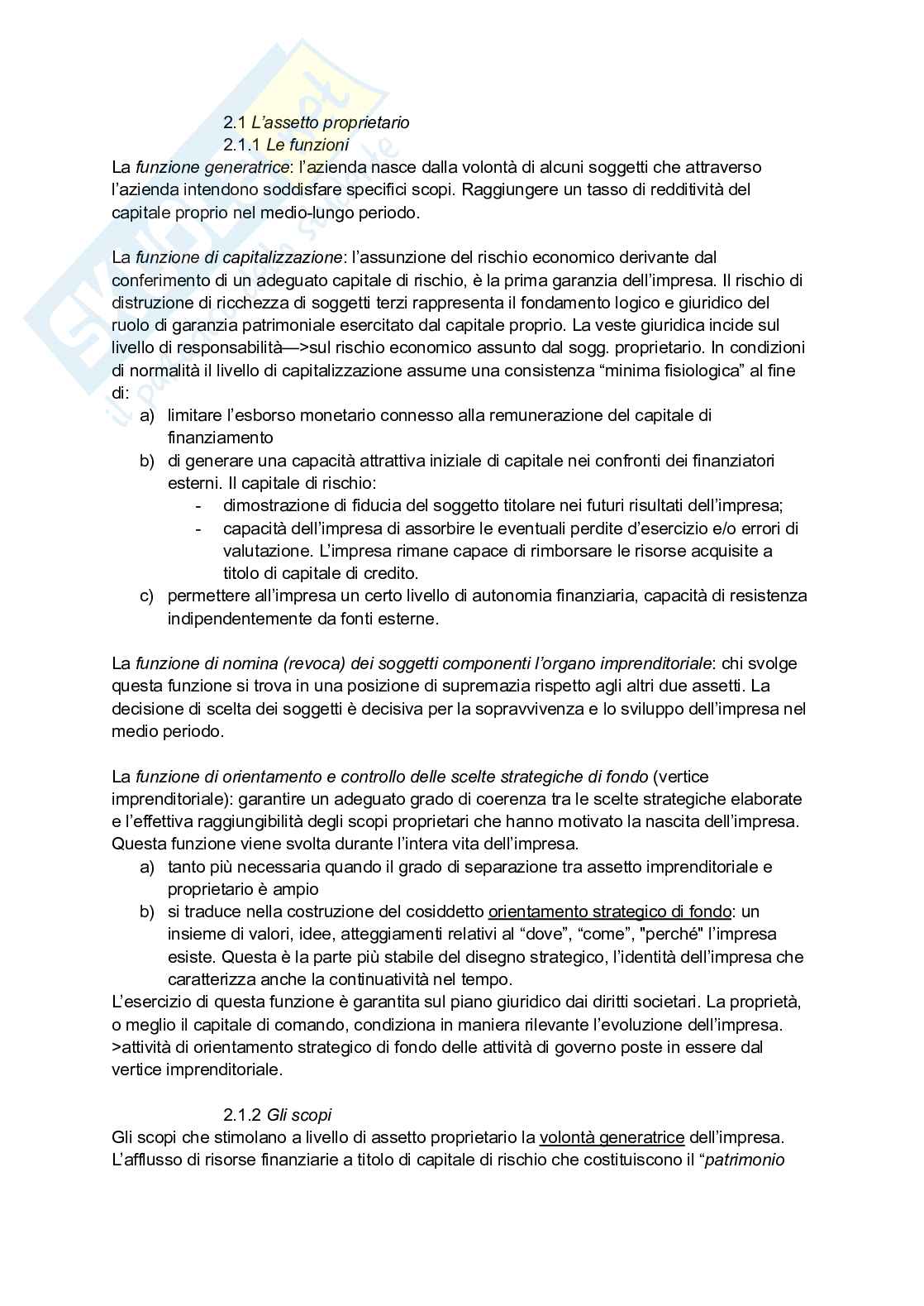 Economia e gestione delle imprese Pag. 2