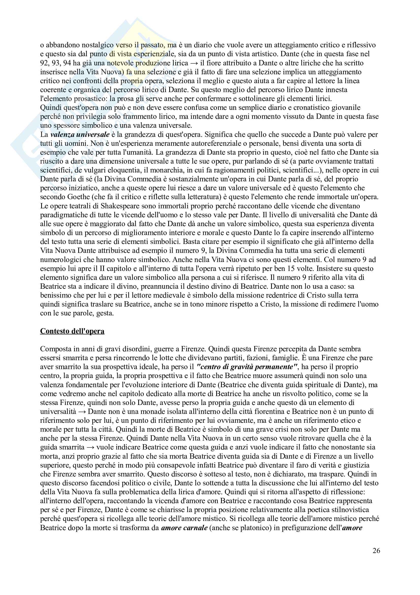 Letteratura Italiana Duecento e Trecento seconda parte Pag. 26