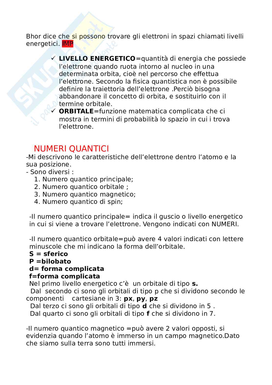 Dal modello di Thompson alla geometria delle molecole Pag. 2