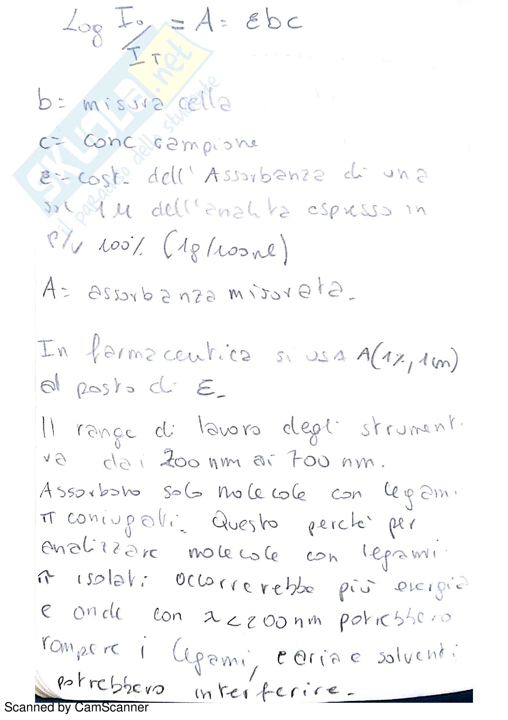 Appunti e esercizi Analisi dei farmaci 3 (III) (voto esame 28) Pag. 2
