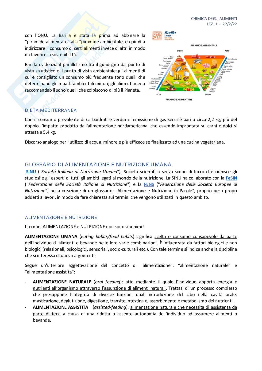 Appunti di Chimica degli alimenti - parte 2 Pag. 2