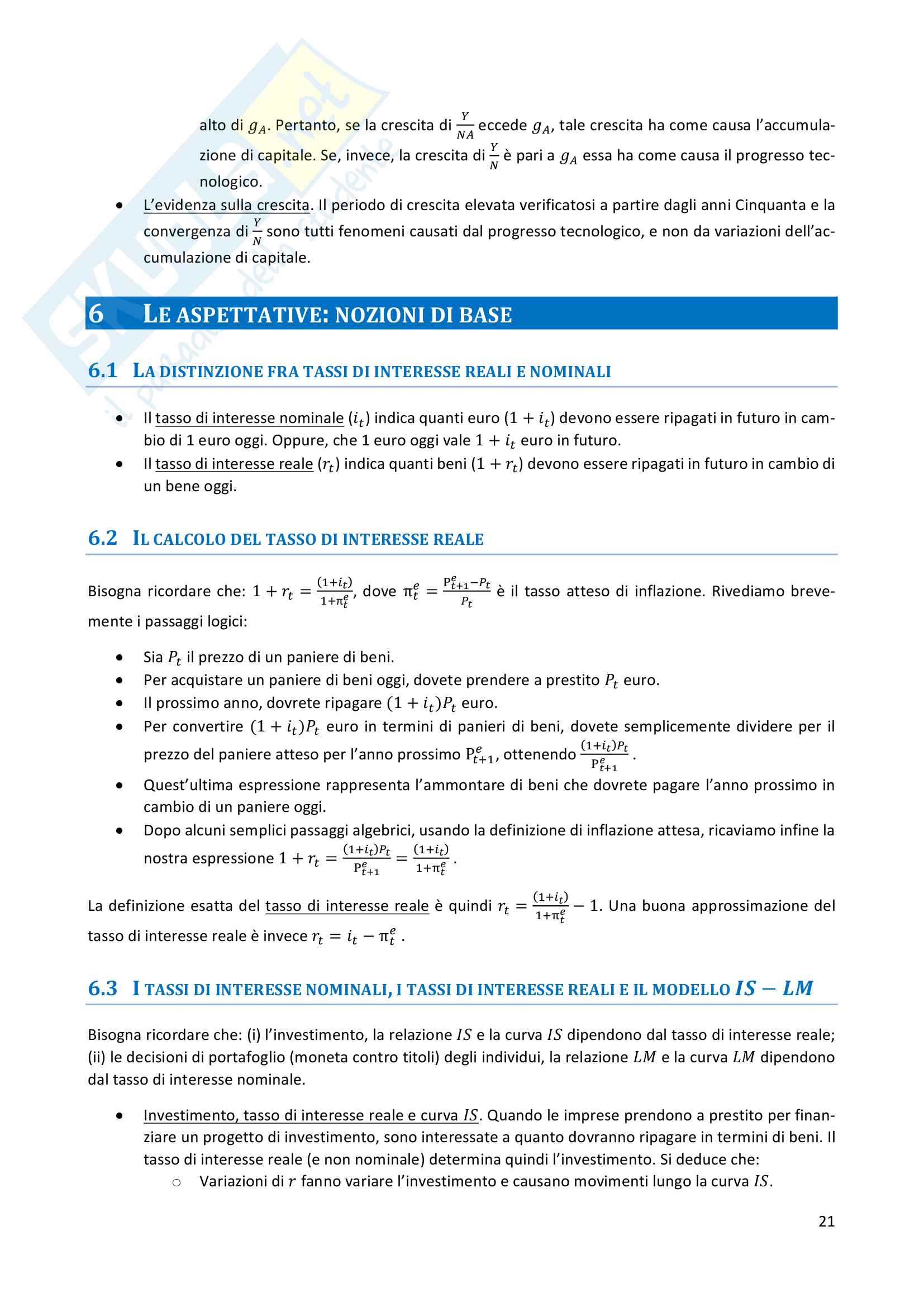 Macroeconomia. Parte 2 Pag. 21
