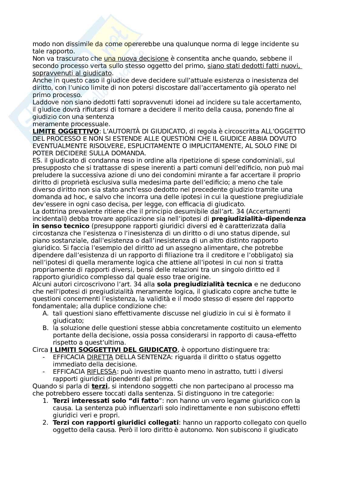 Rielaborazione del diritto processuale civile  Pag. 2