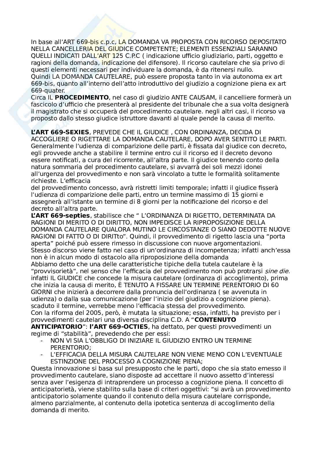 Rielaborazione del diritto processuale civile  Pag. 66