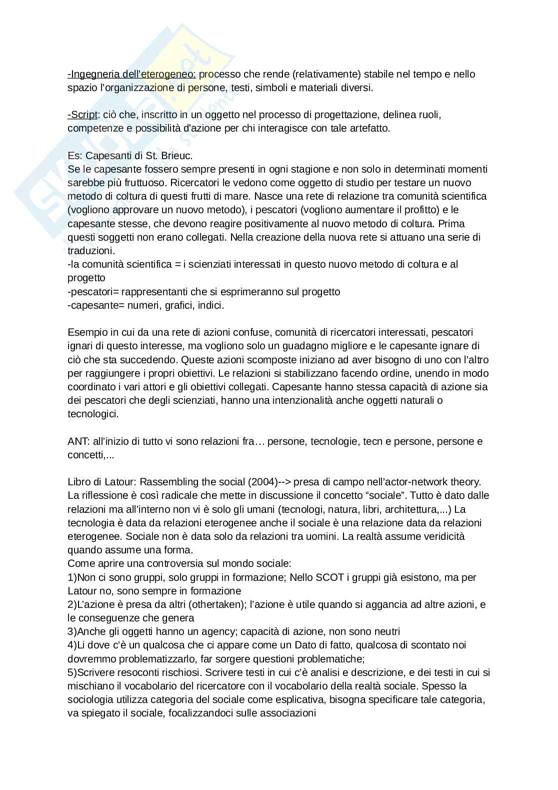 Appunti Sociologia dei fenomeni tecnologici Pag. 16