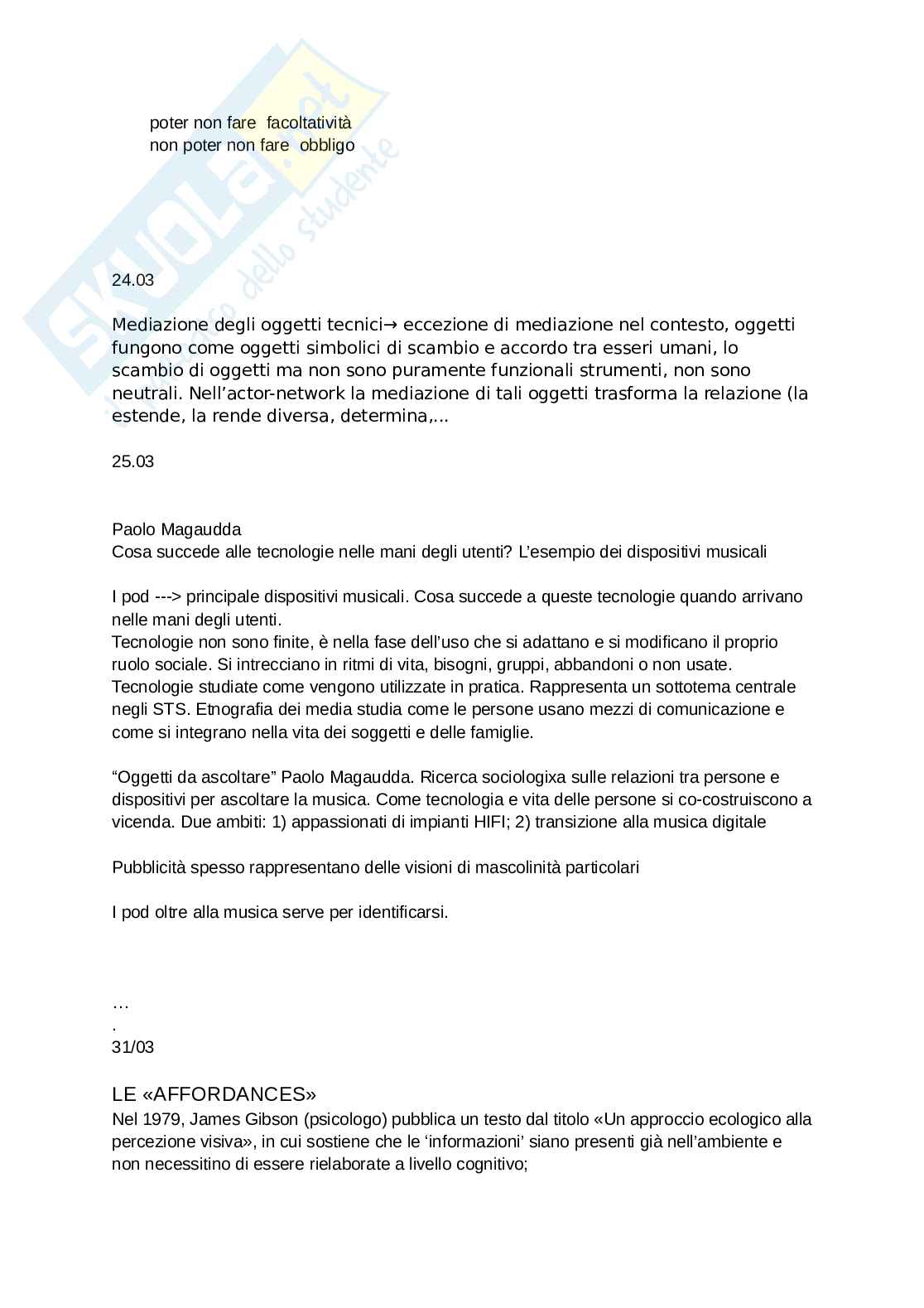 Appunti Sociologia dei fenomeni tecnologici Pag. 21