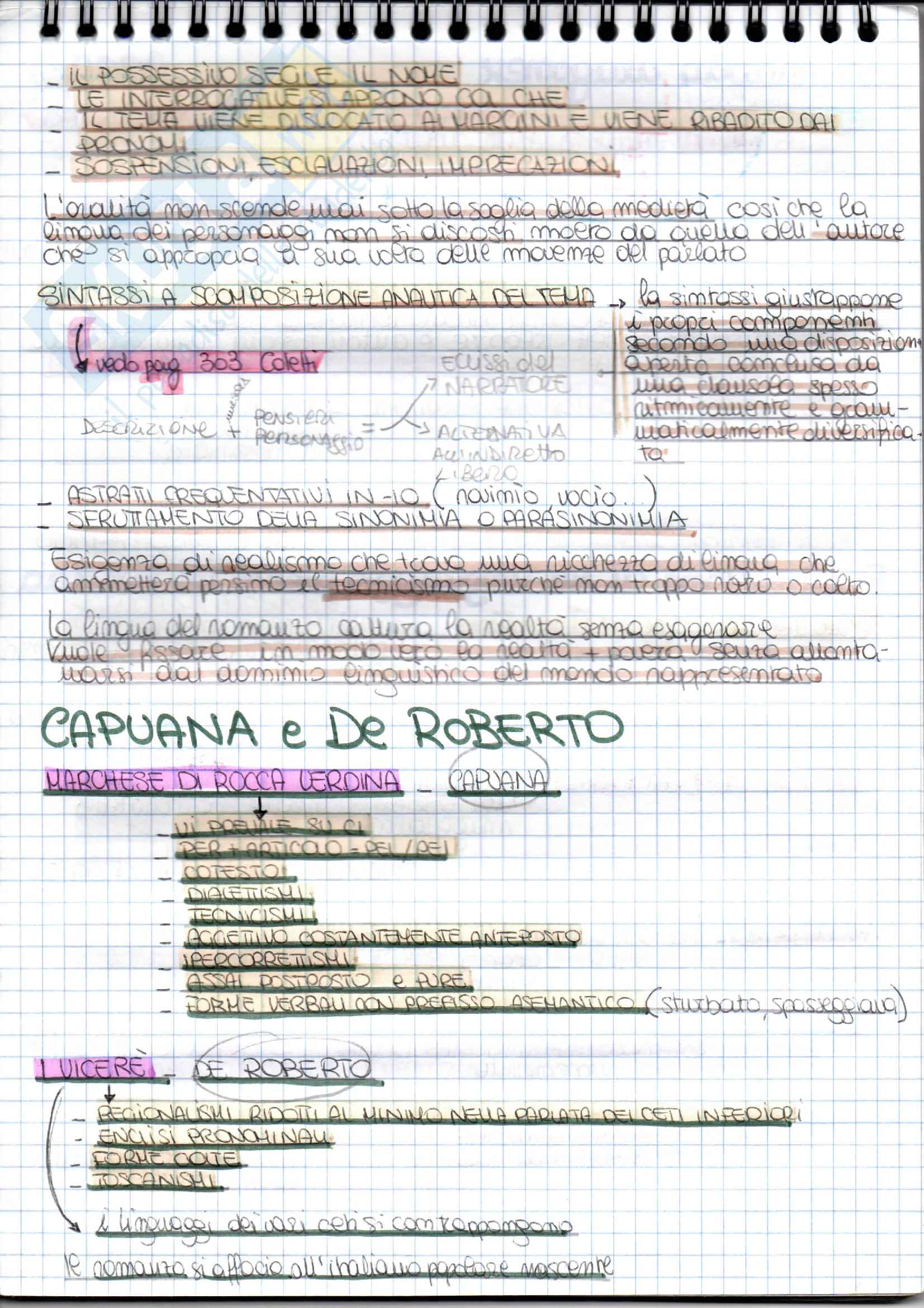 Schemi Linguistica Italiana B Pag. 11