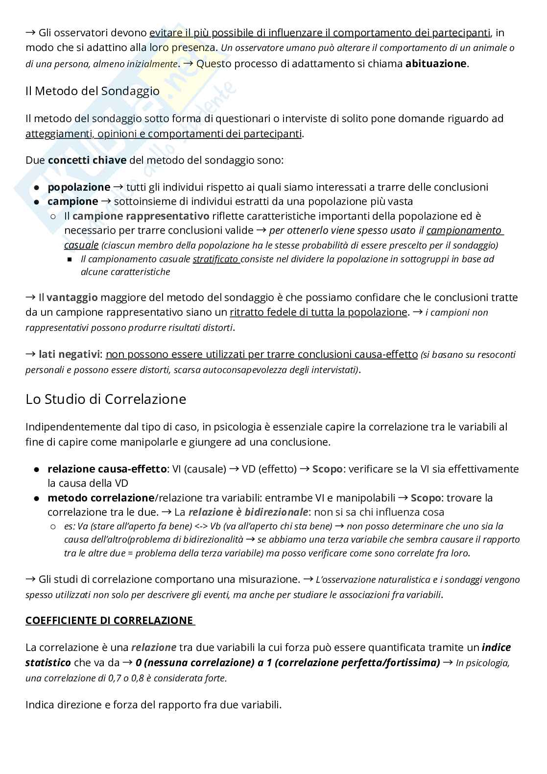 Riassunto esame Psicologia generale, Prof. Burro Roberto, libro consigliato Psicologia generale - Capire la mente osservando il comportamento, Holt, Bremner, Sutherland, Vliek, Passer, Smith Pag. 26